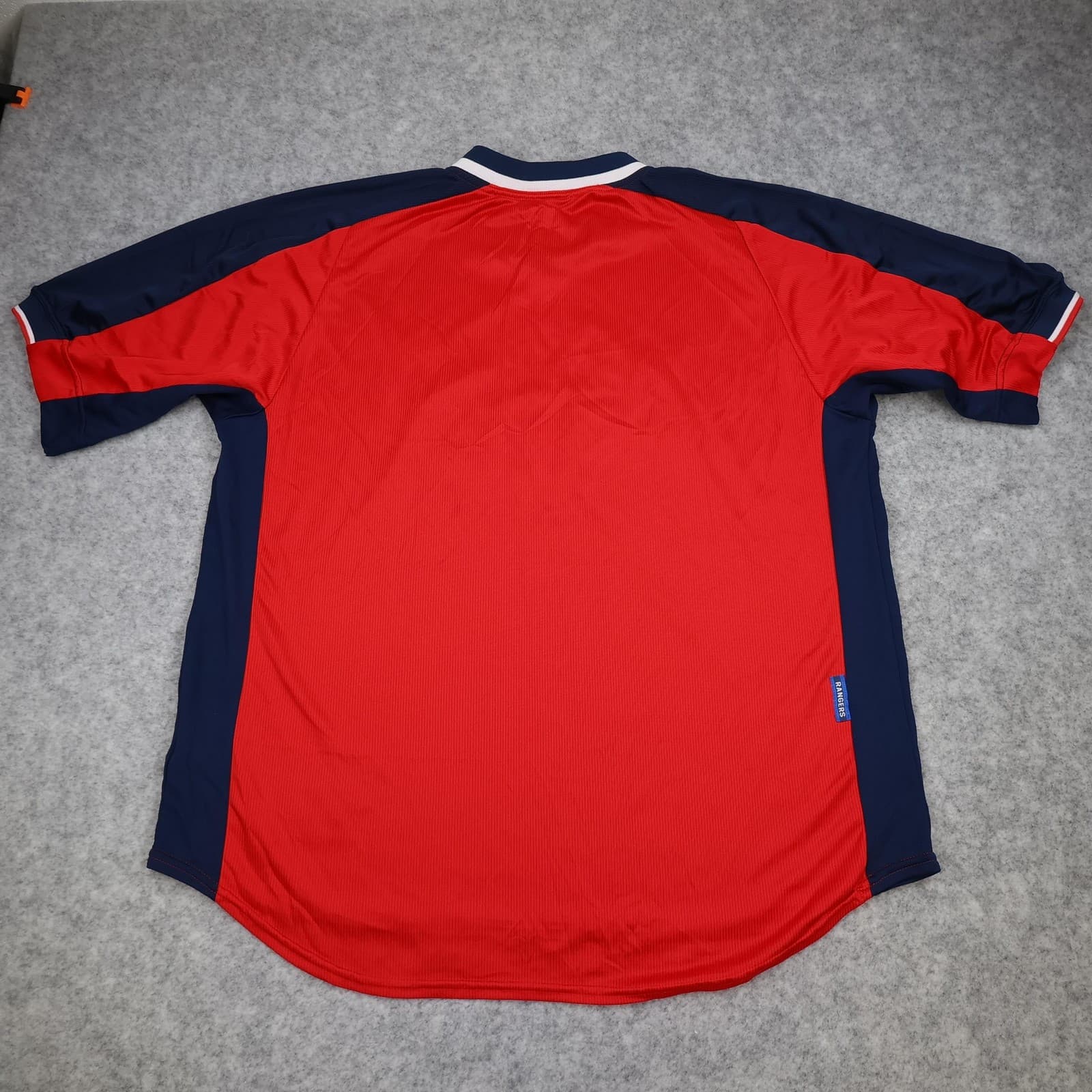 Vintage Rangers Shirt Mens XL Red Away 1997 1999 Football Nike McEwan's Jersey photo 2