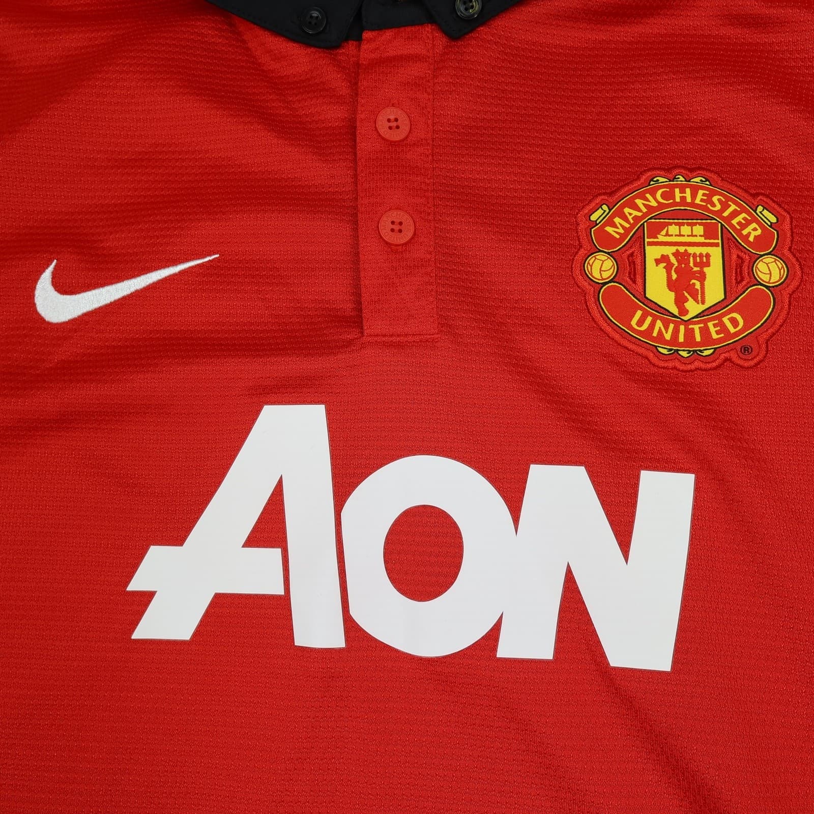 Manchester United Shirt Kids 14-15 Red 2013 2014 Nike Soccer Jersey V Persie 20 photo 3