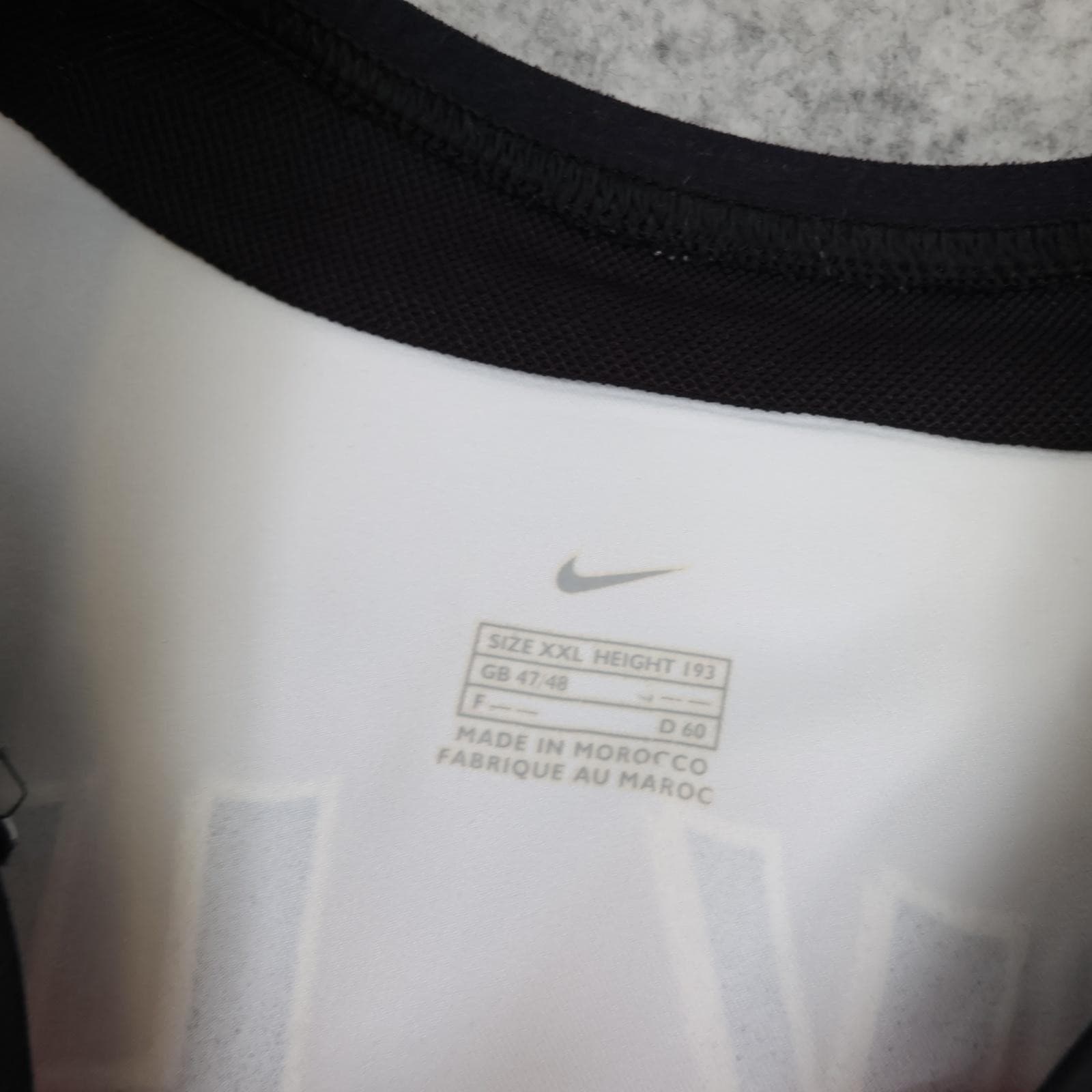 Manchester United Shirt Mens 2XL White Away 2002 2003 Nike Beckham 7 Jersey photo 7