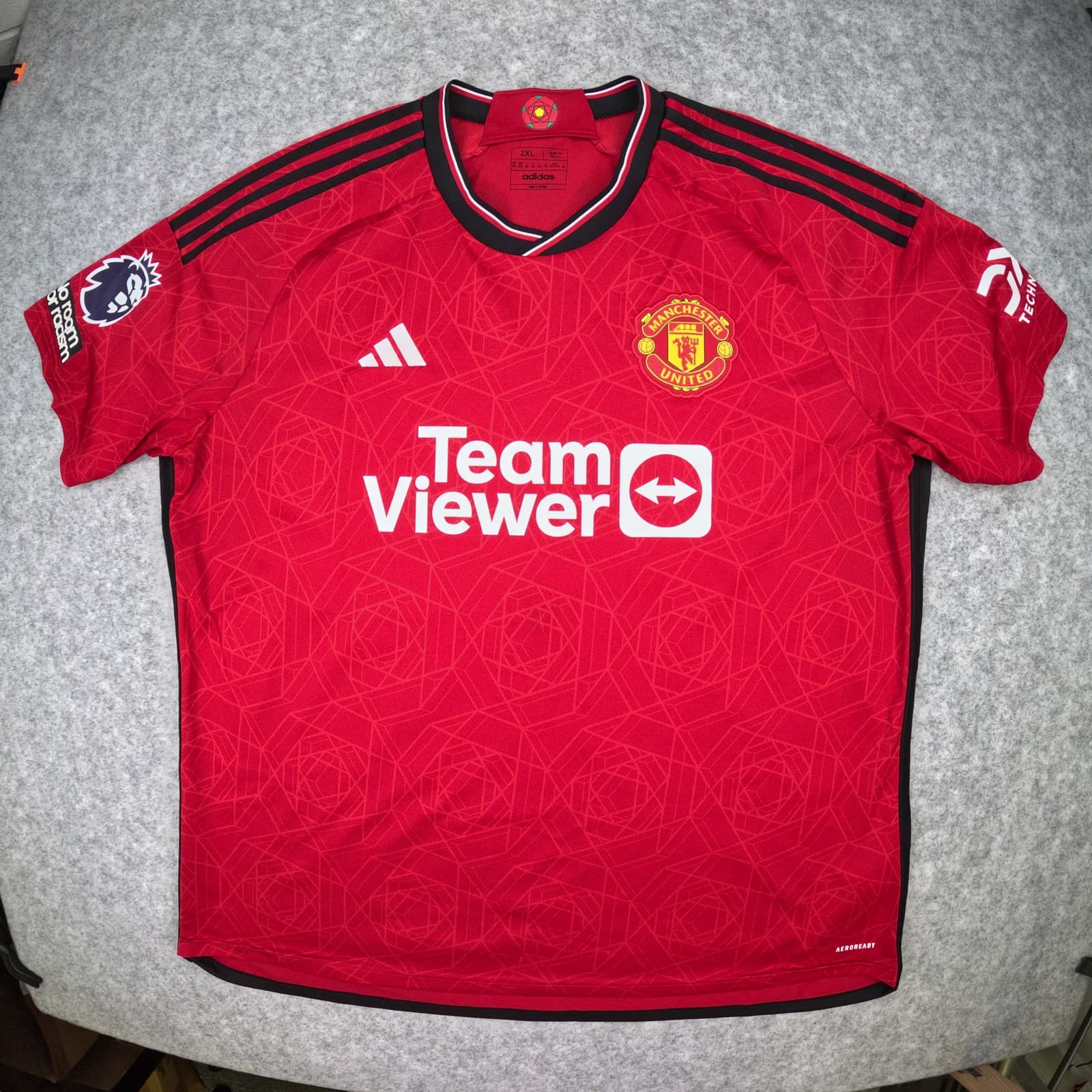 Manchester United Football Shirt 2XL 2023 24 Home adidas Bruno Fernandes Jersey photo 2