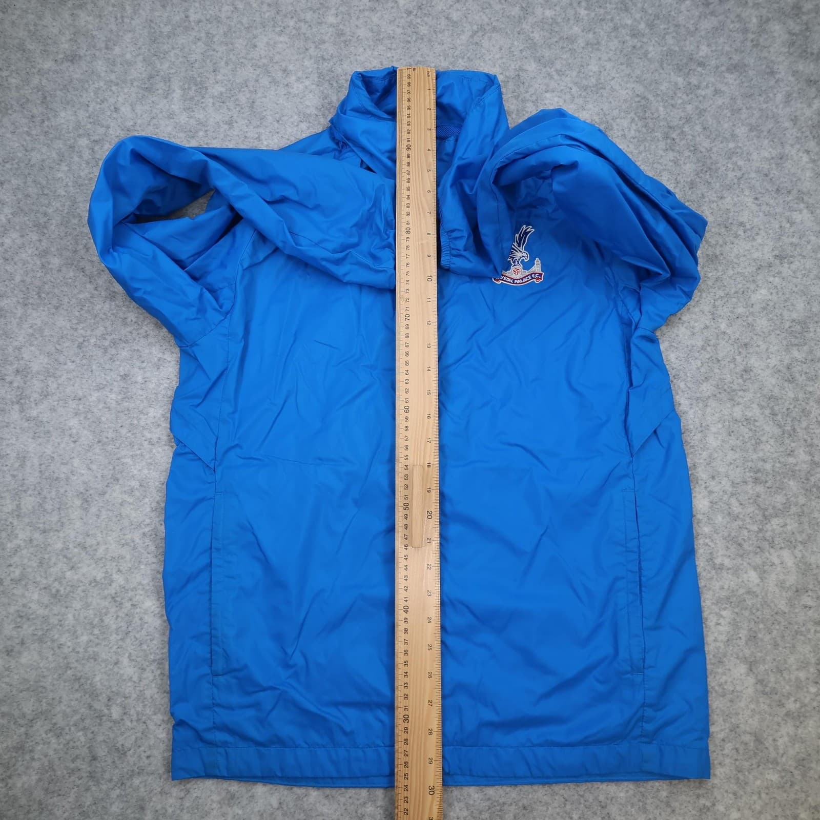 Crystal Palace Jacket Mens Medium Blue EPL 2018 2019 Puma Full Zip Lightweight photo 8