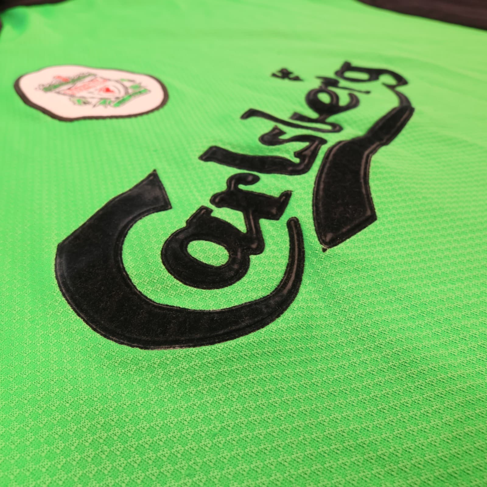 Vintage Liverpool Shirt 2XL Green Goalkeepers Kit 1997 1998 Reebok 46/48" 90s photo 5
