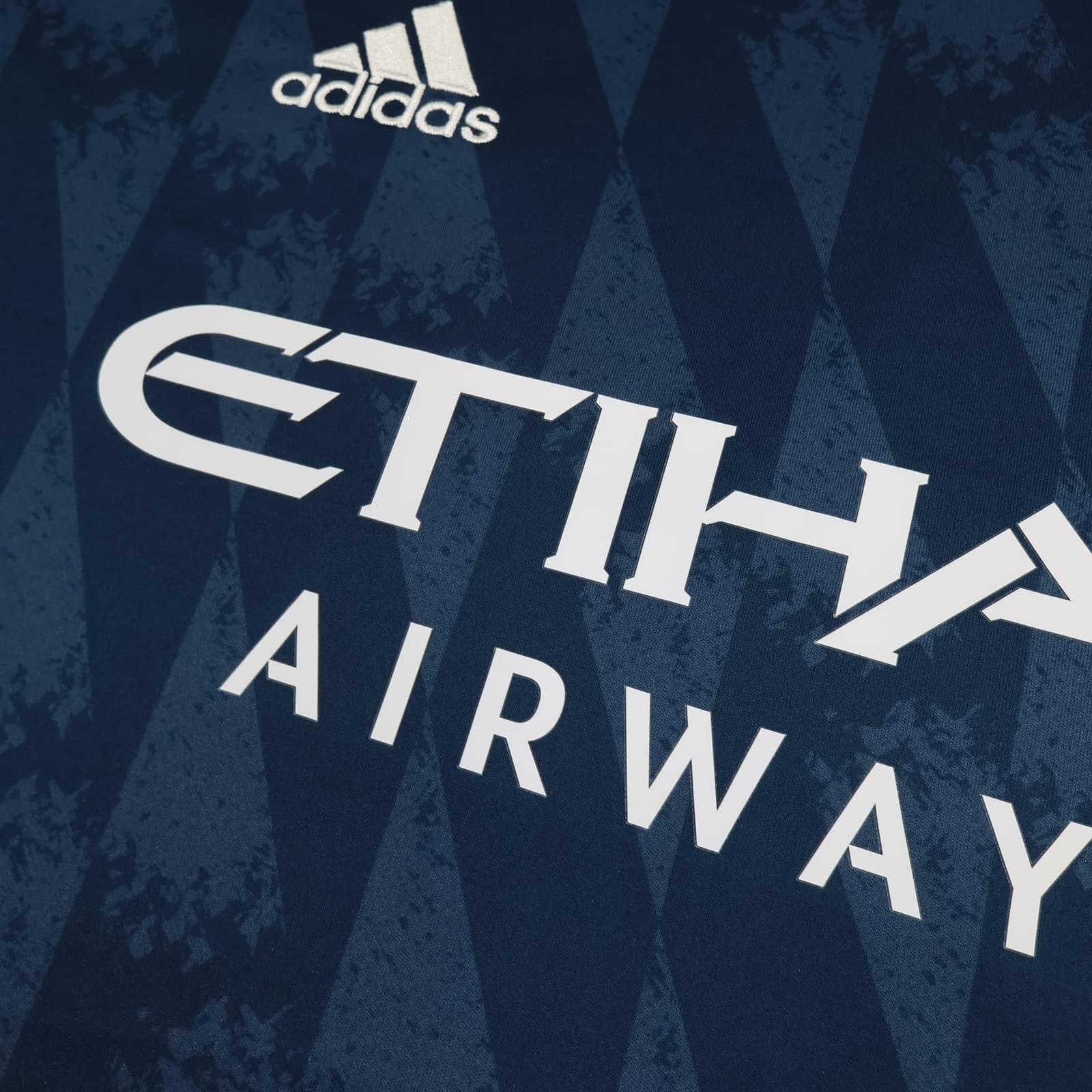 New York City FC Football Shirt Men Medium Blue Away 2020 2021 Adidas EH6195 photo 3