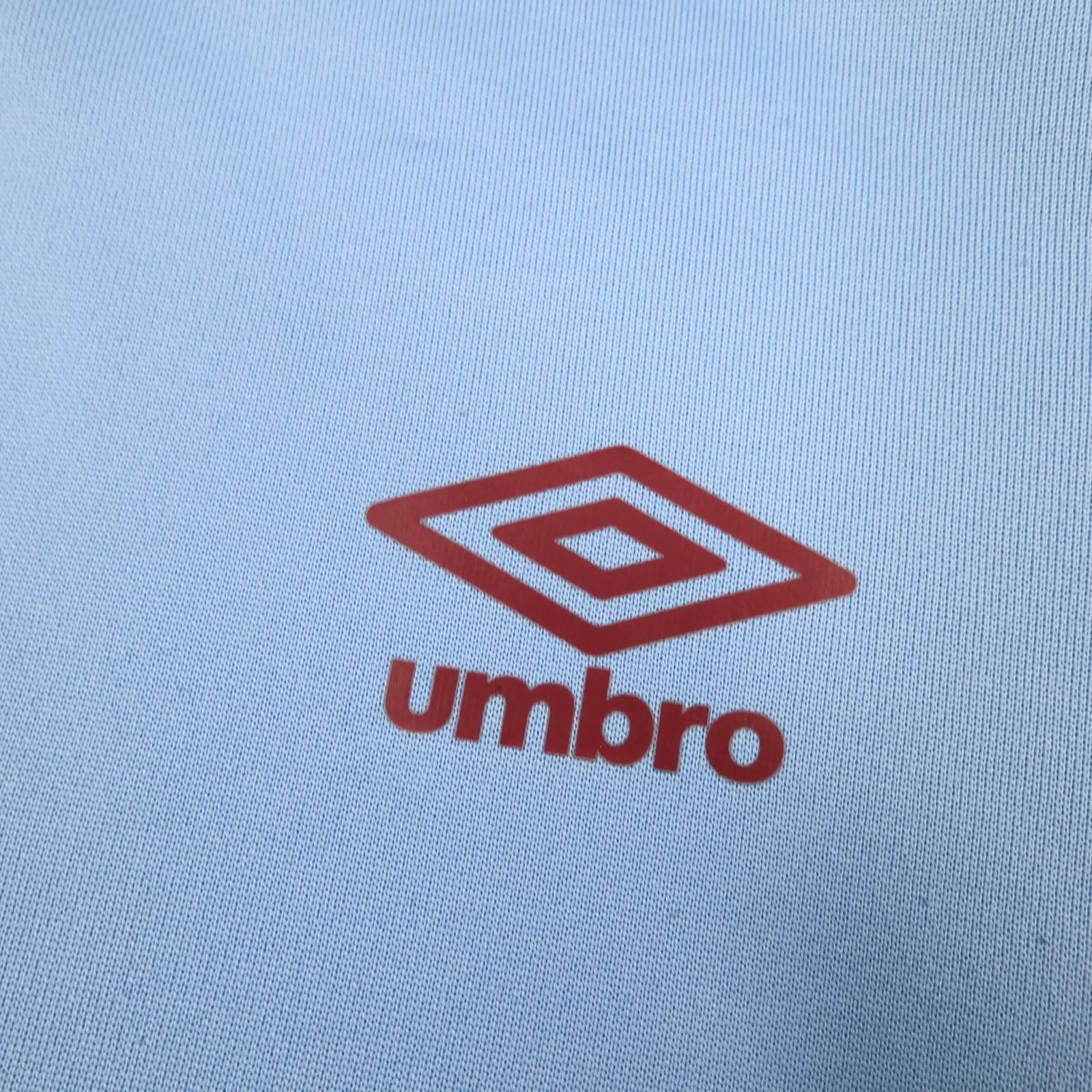 Burnley Training Top Mens 3XL Blue EPL Football Umbro LoveBet 1/4 Zip Jersey photo 6