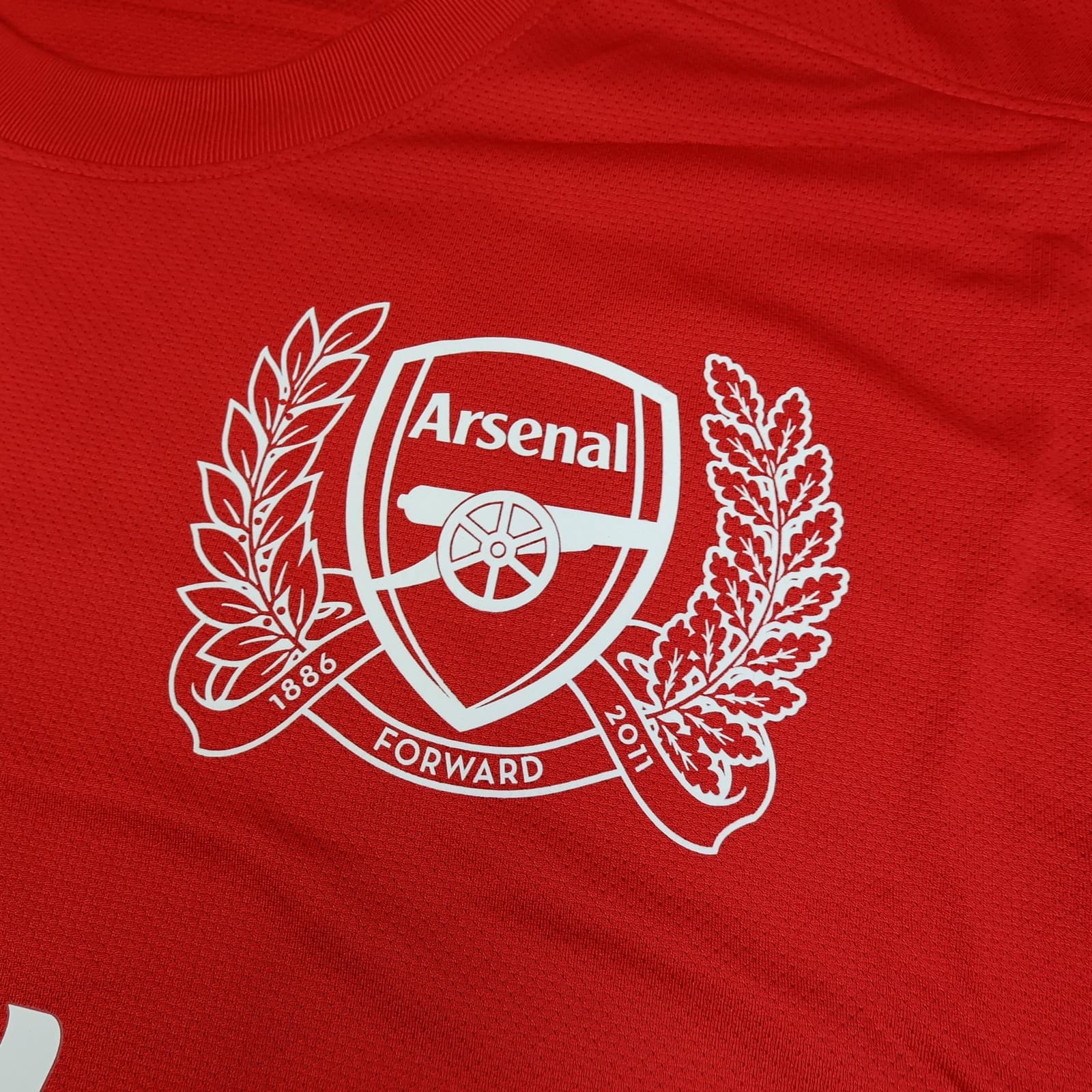 Arsenal Shirt Mens Large Red Home 2011 2012 Football Nike Henry 12 Soccer Jersey photo 6