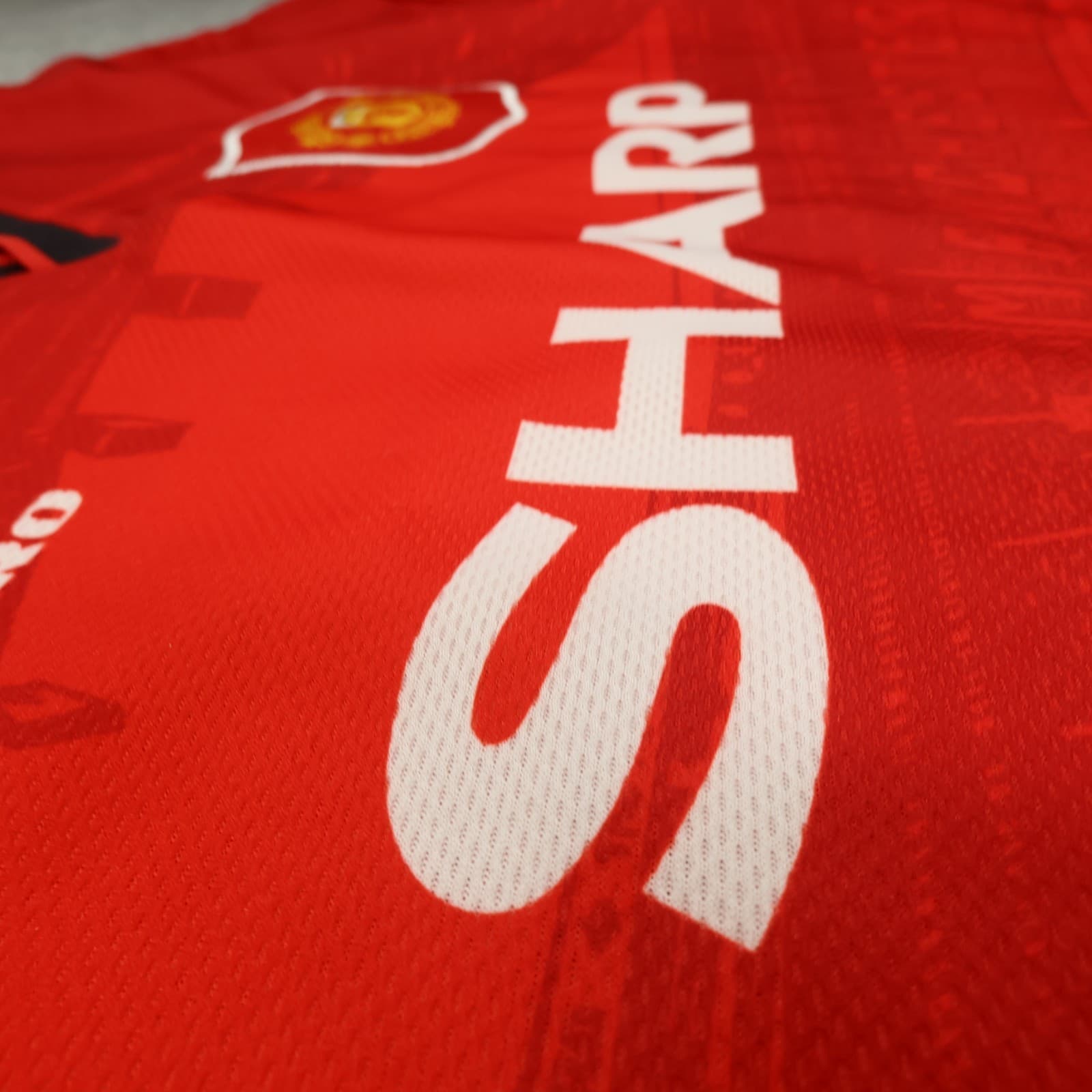Vintage Manchester United Shirt Extra Large Red Home 1994 1996 Umbro Jersey photo 6