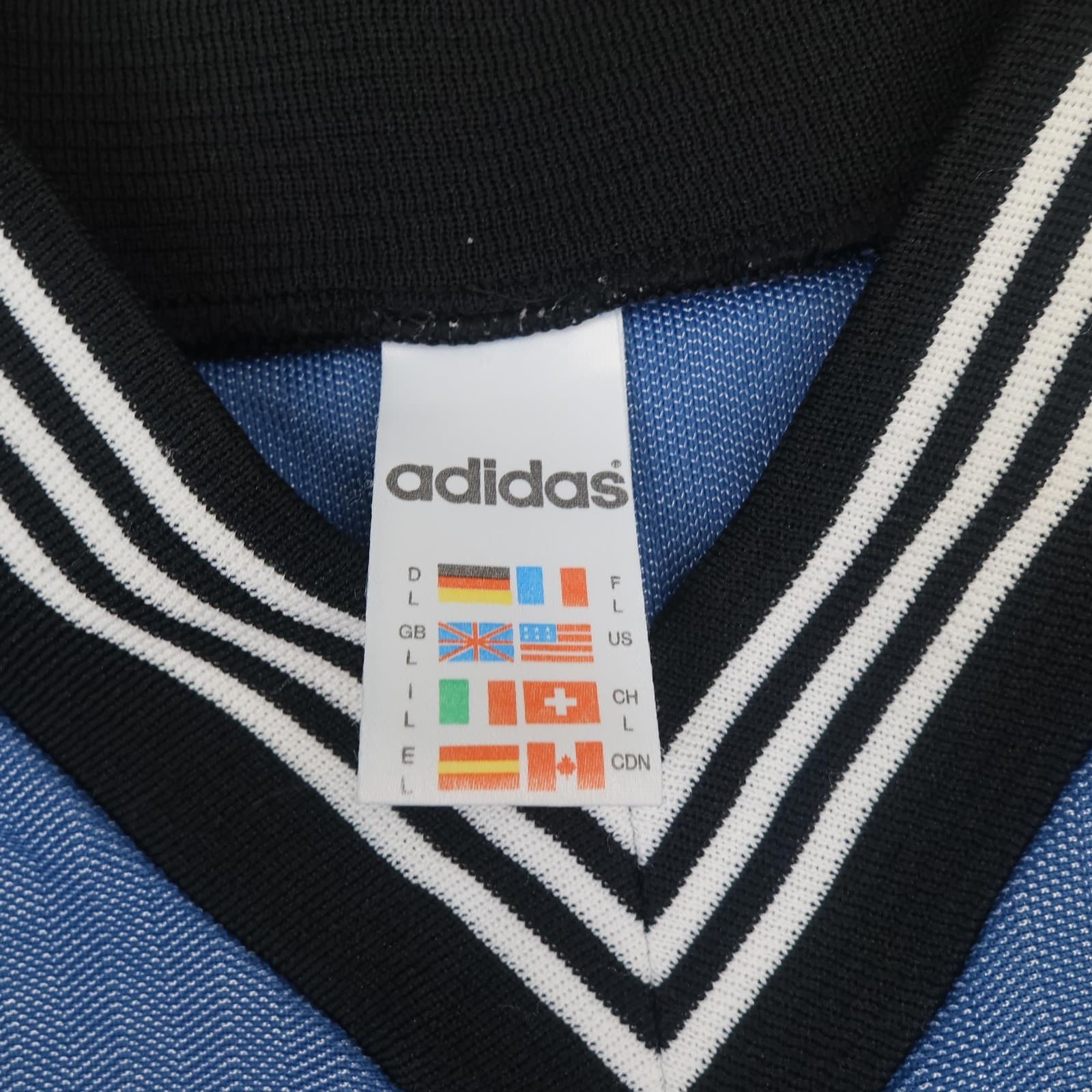 Vintage Newcastle United Shirt Mens Large Blue Away Adidas Brown Ale 1996 1997 photo 9