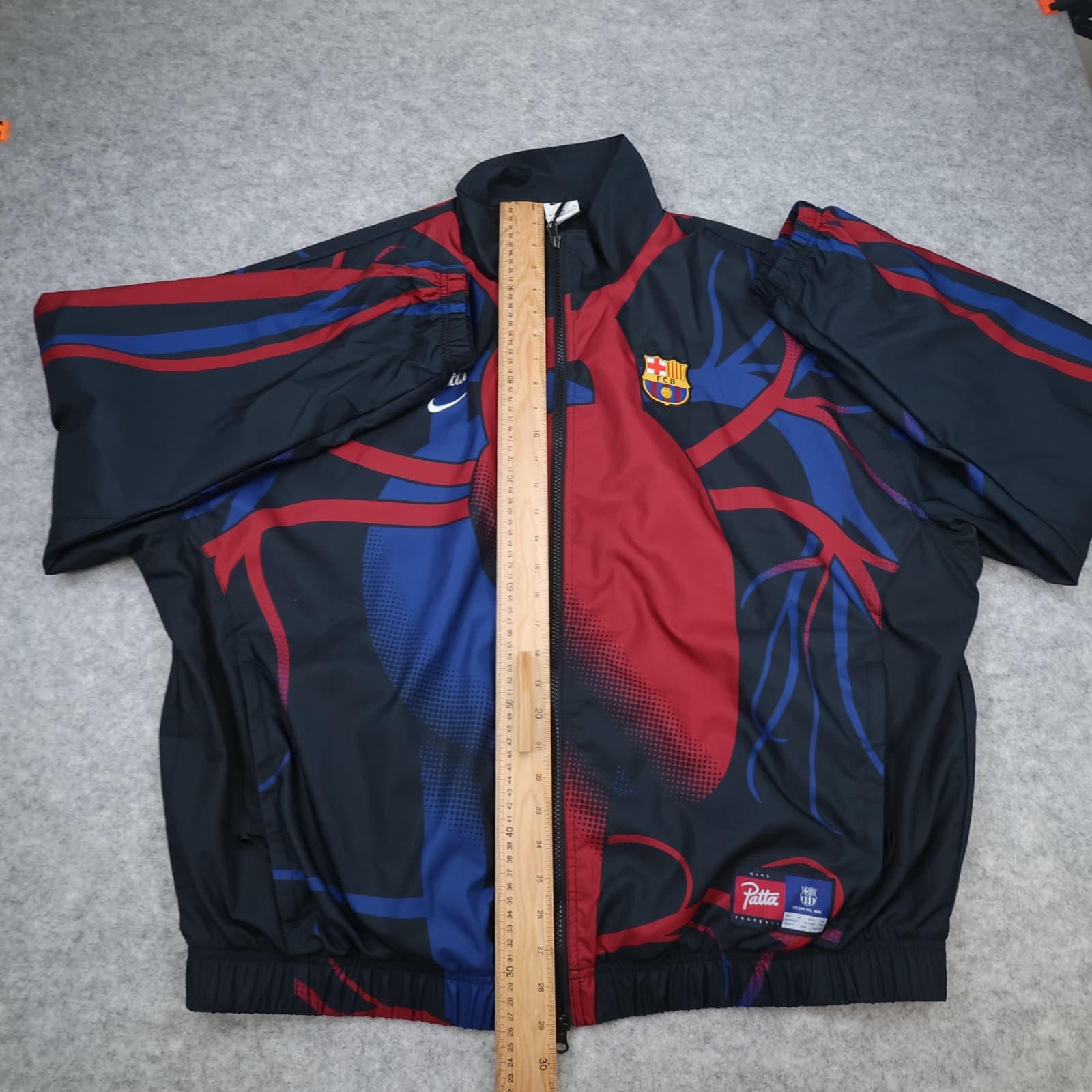 Patta X Barcelona Jacket Extra Large Tracksuit Nike Track Soccer Culers del Món photo 12