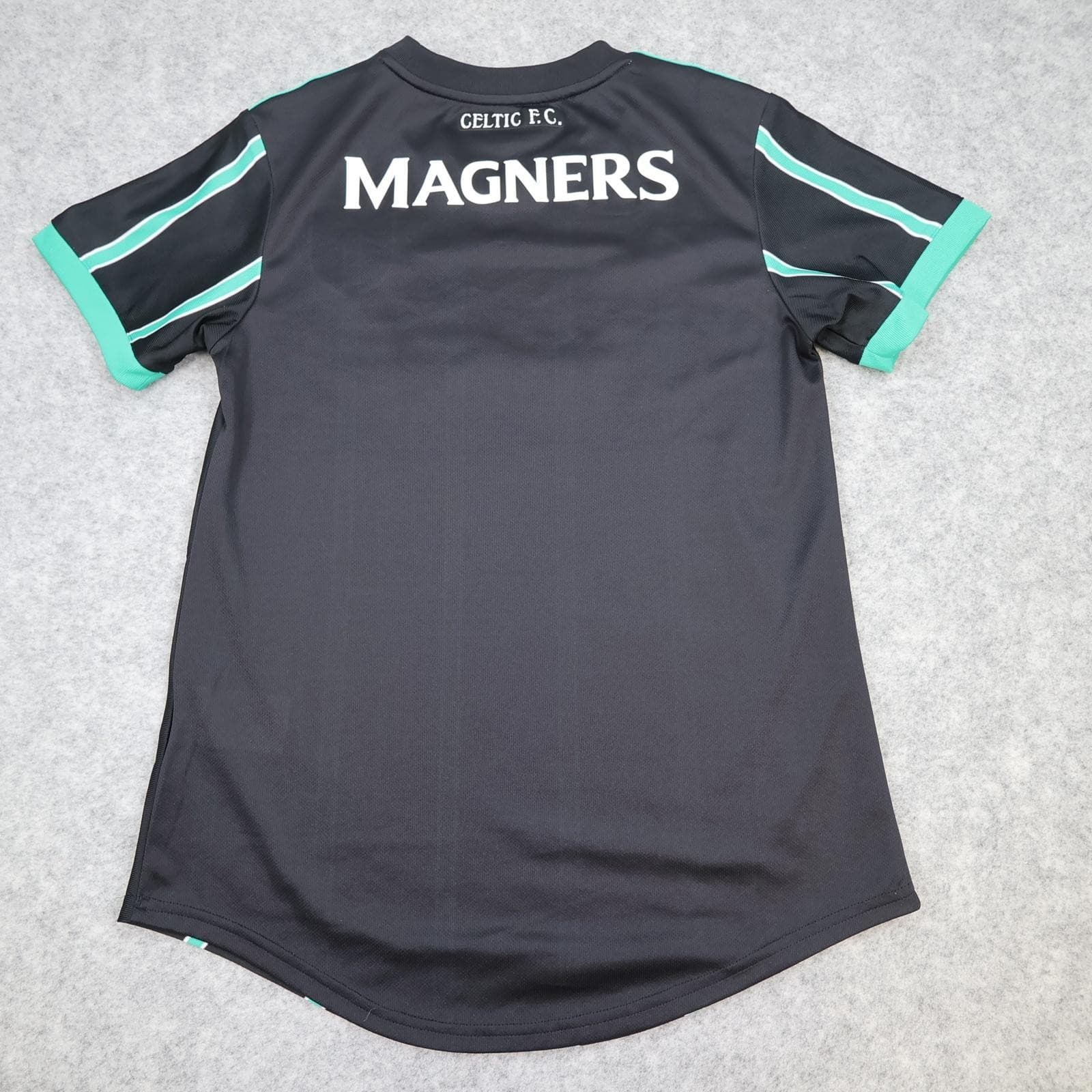 Celtic Away Shirt Womens Small 8-10 Black 2022 2023 Adidas Soccer Jersey Ladies photo 2