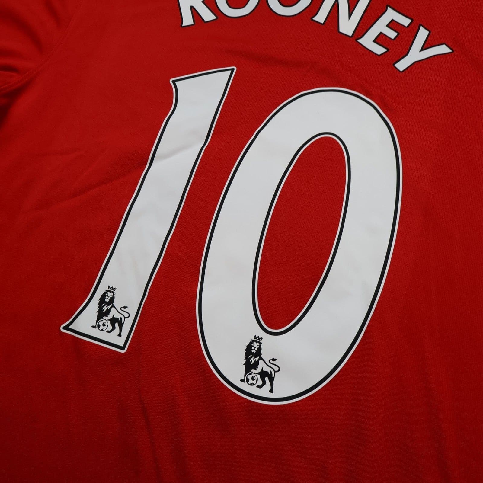 Manchester United Shirt Large Red Home Kit 2014 2015 Adidas Jersey Wayne Rooney photo 7