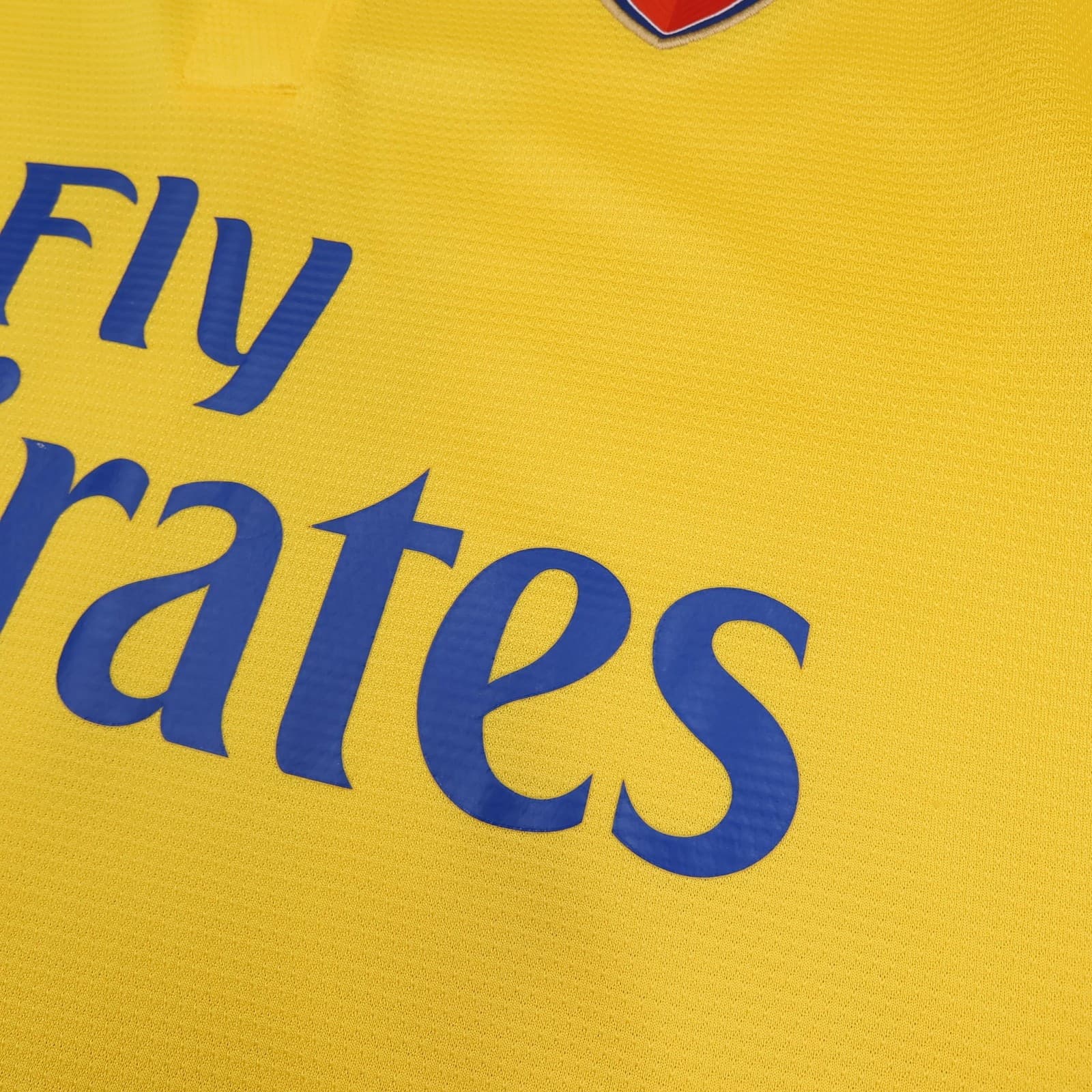 Arsenal Away Shirt Mens Medium Yellow 2013 2014 Nike Ozil 11 Soccer Jersey photo 5