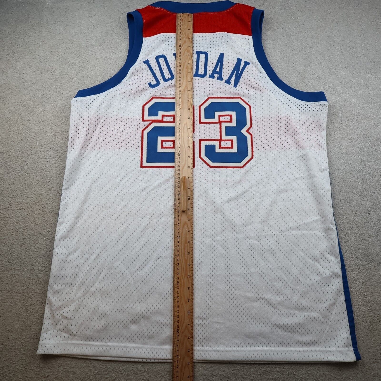 Vintage Washington Bullets Jersey 2XL Nike 90s Basketball NBA Michael Jordan 23 photo 11