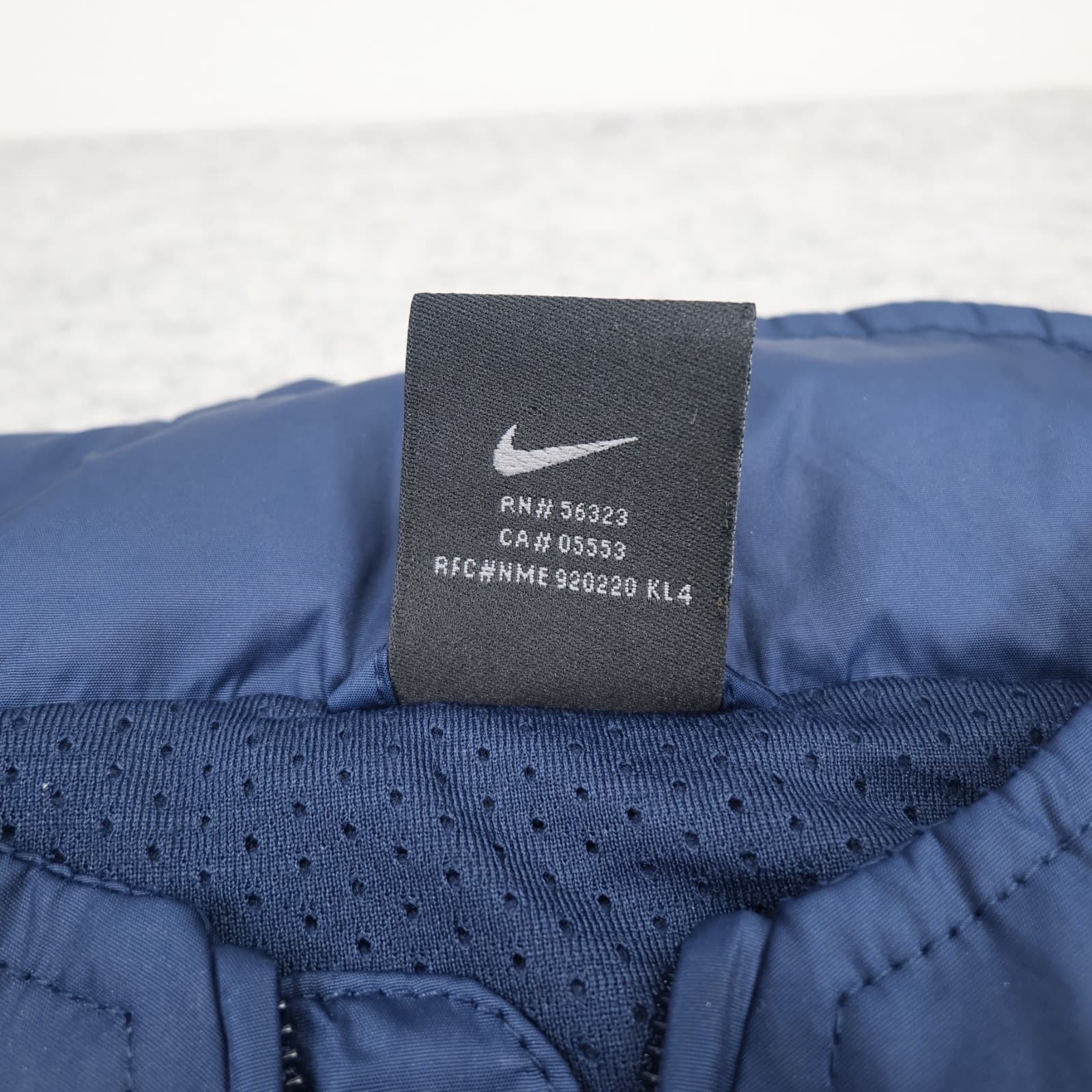 Vintage Arsenal Football Jacket Large Blue Training Jacket Nike 2003 2004 photo 7