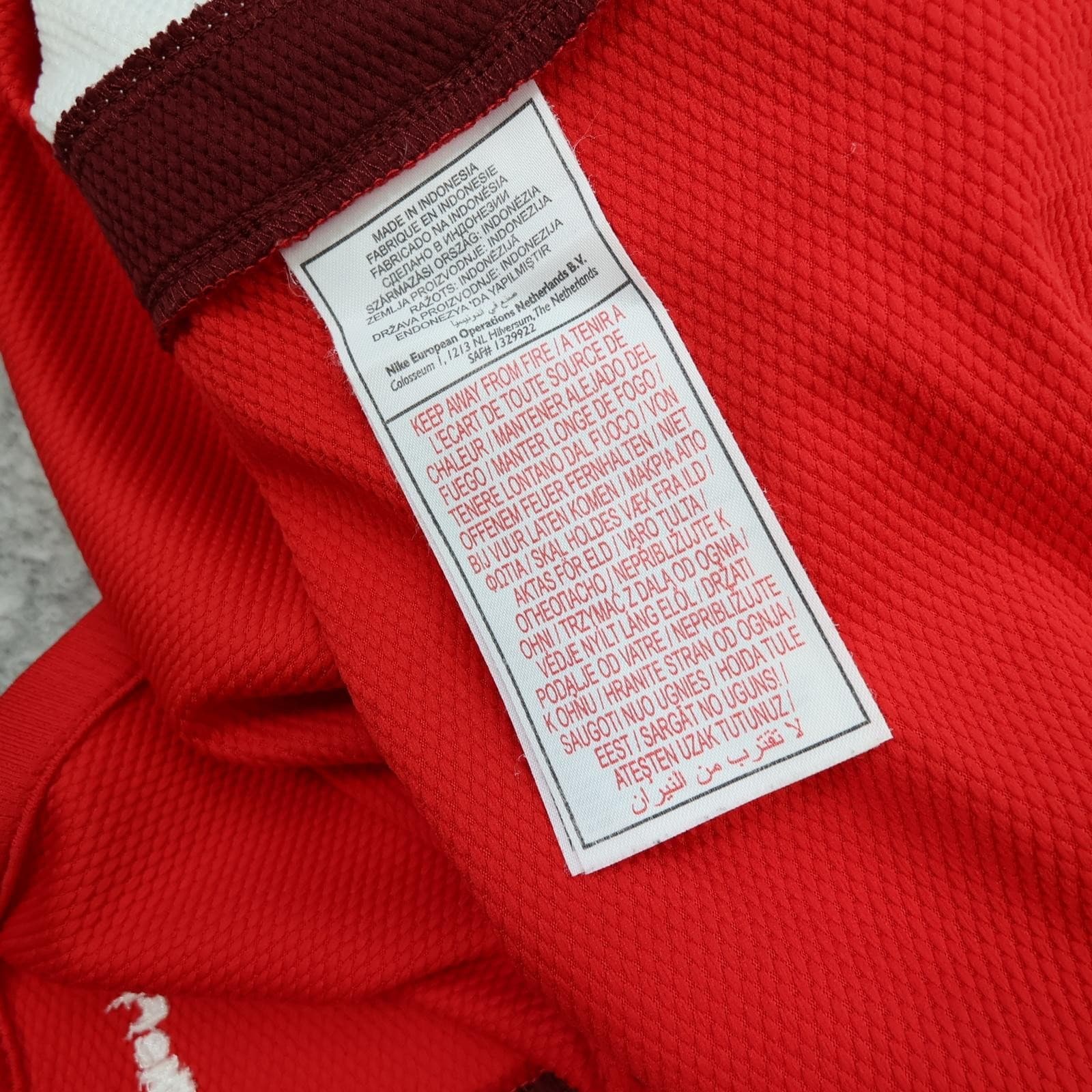 Arsenal Shirt Mens Large Red Home 2008 2010 Nike Wilshere 19 Soccer Jersey photo 16