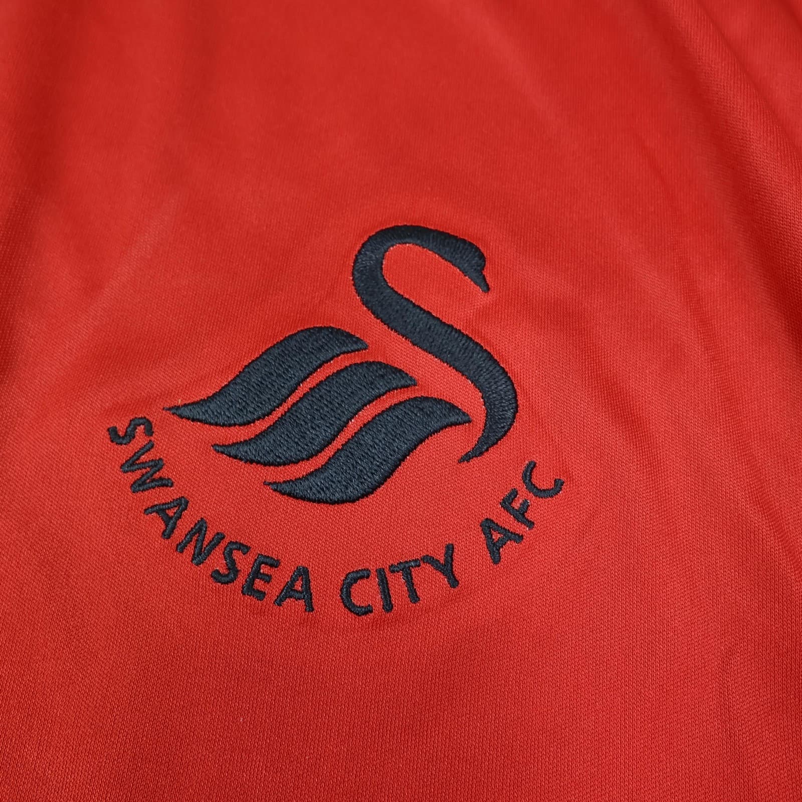 Swansea City Shirt Mens 2XL Black Away 2014 2015 Football Adidas Soccer Jersey photo 6