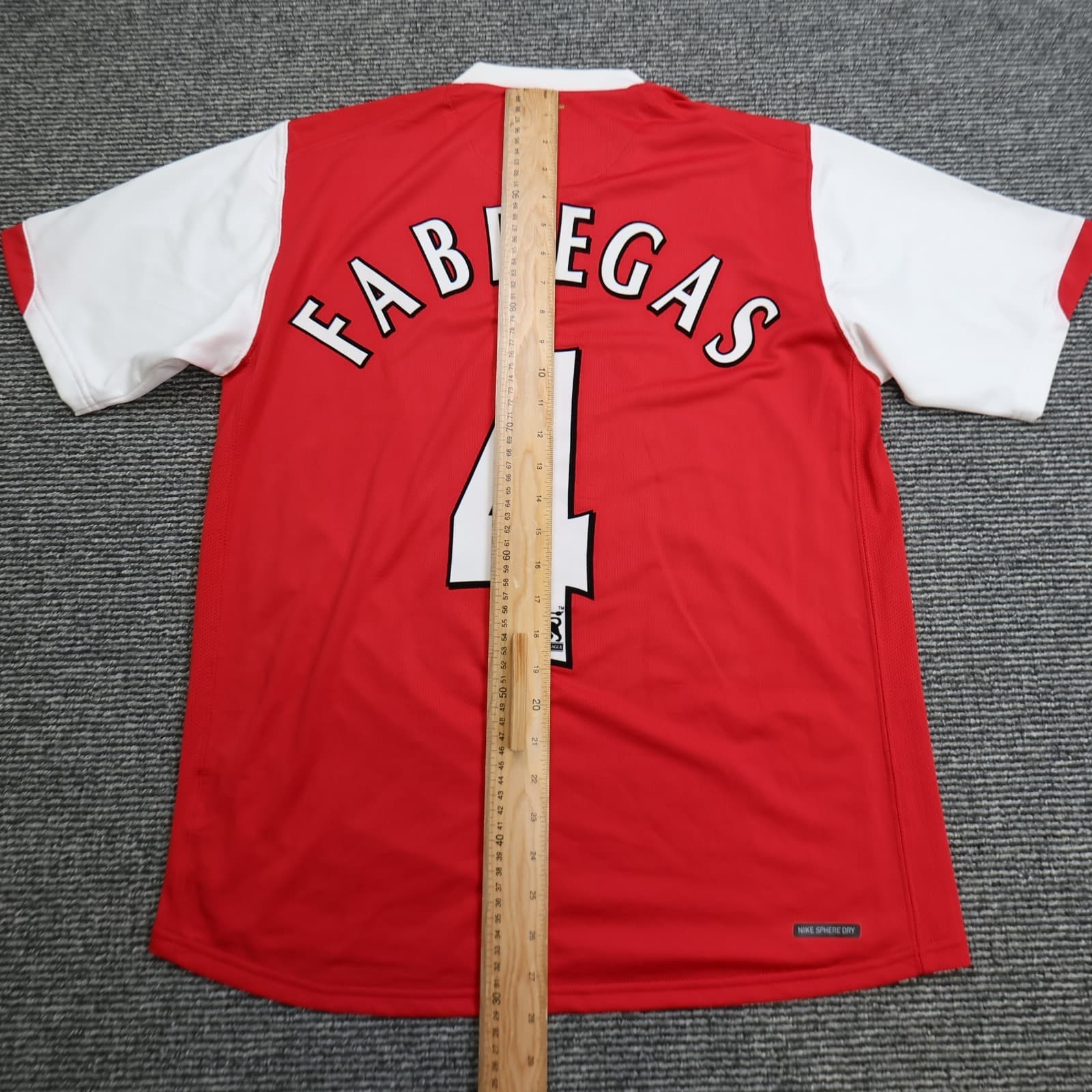 Arsenal Shirt Medium Red Home Kit 2006 2008 Nike Soccer Jersey Cesc Fabregas photo 15