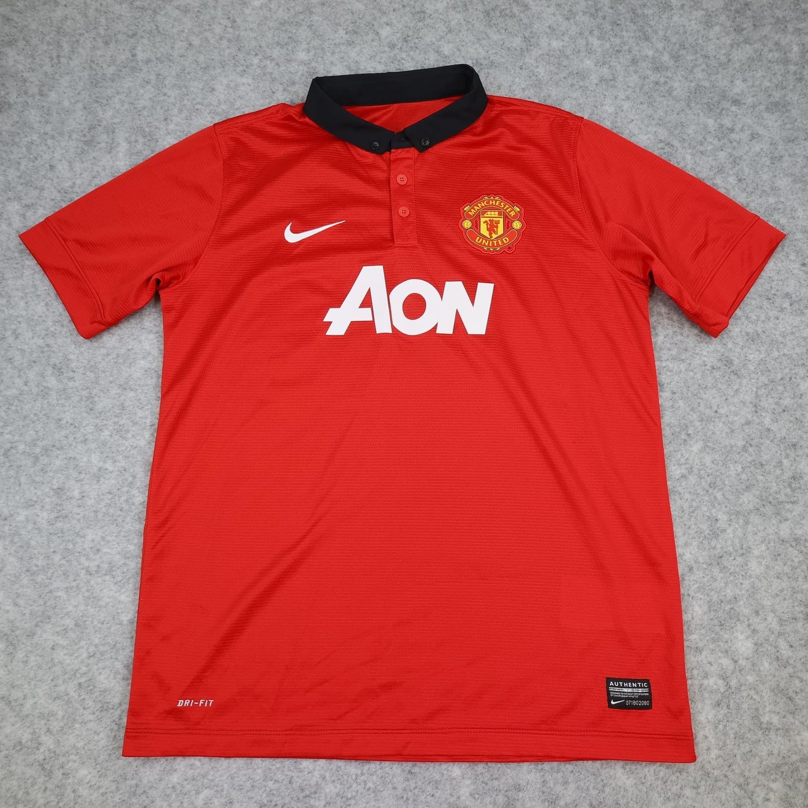 Manchester United Shirt Kids 14-15 Red 2013 2014 Nike Soccer Jersey V Persie 20 photo 2