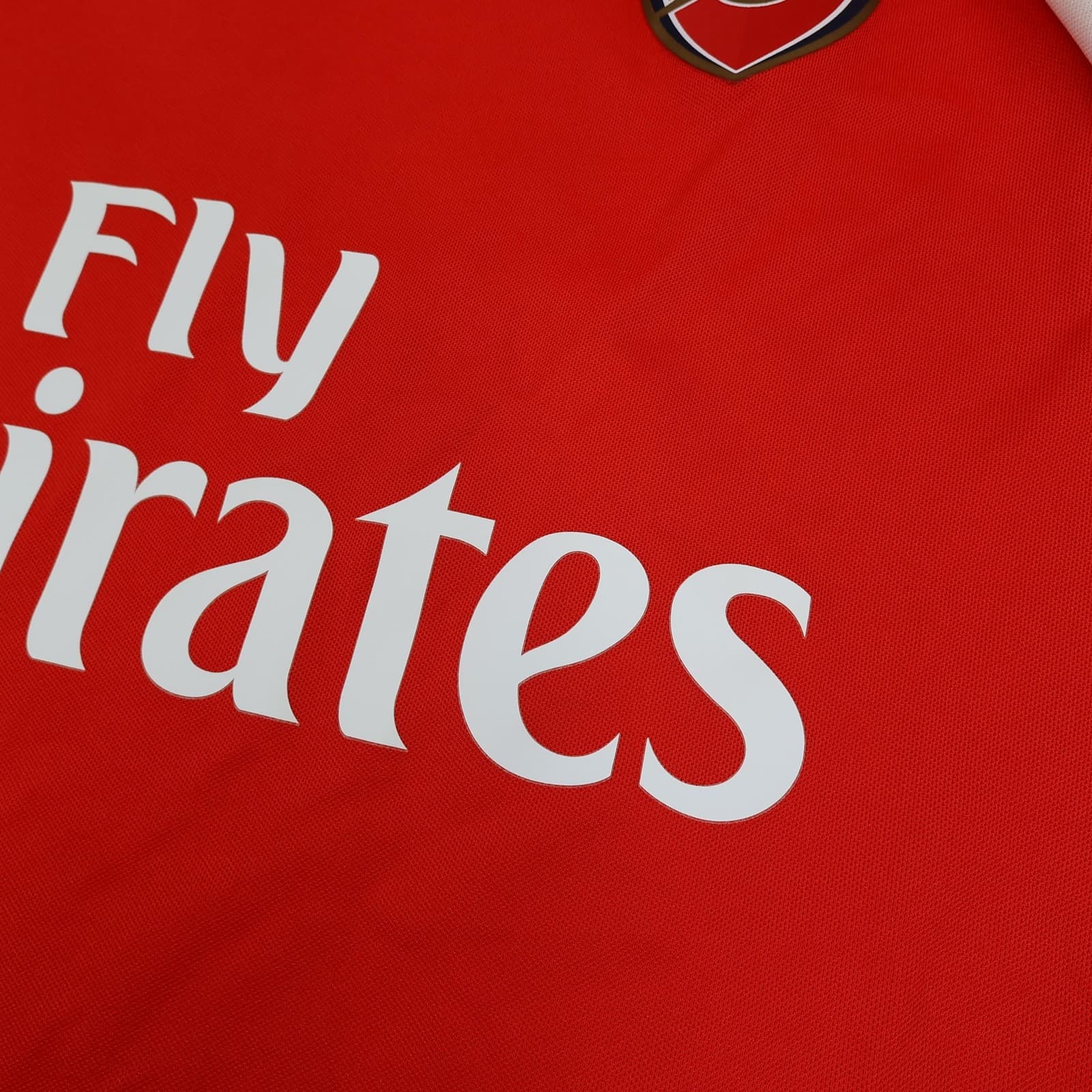 Arsenal Shirt Mens Large Red Home 2014 2015 Football Puma Giroud 12 Jersey photo 5