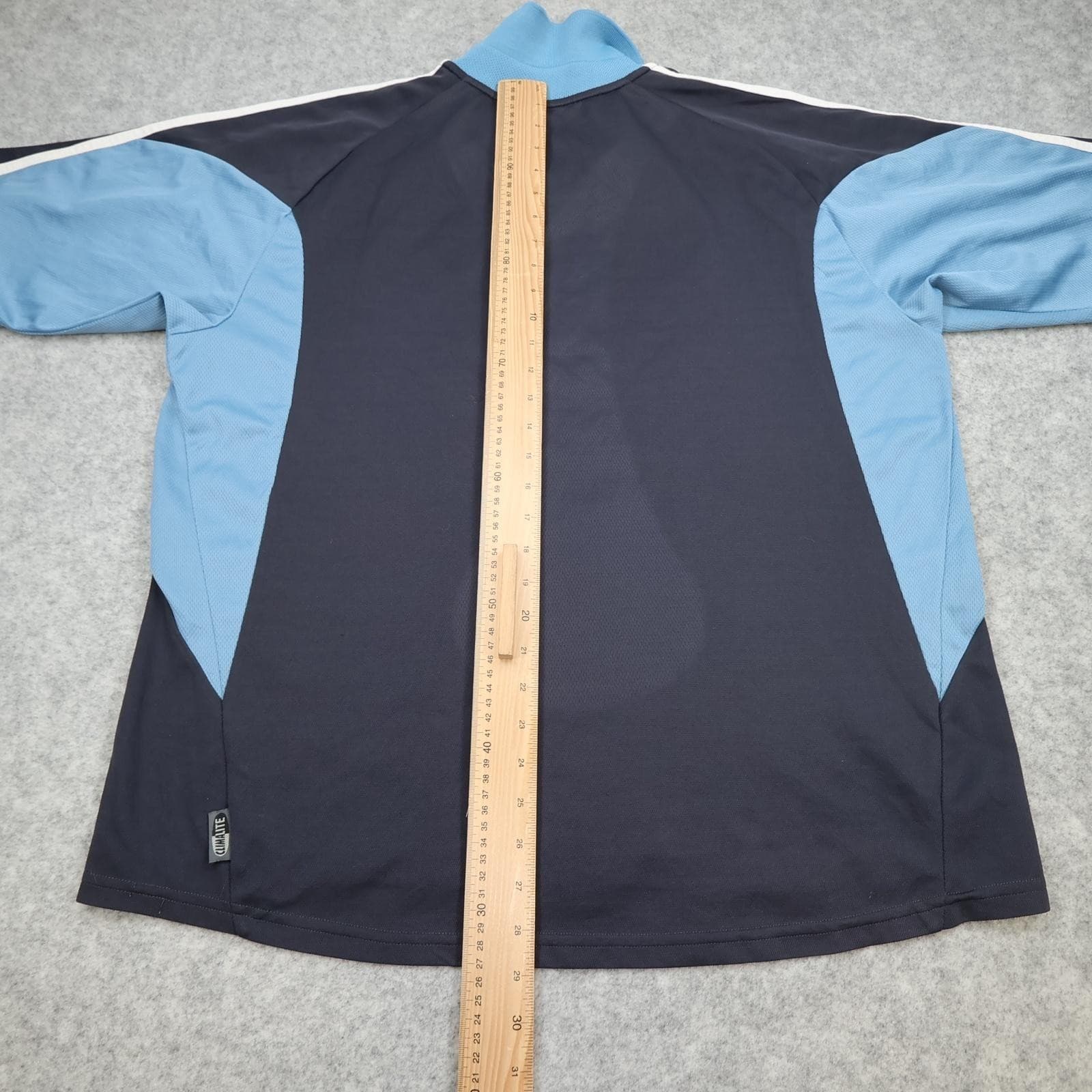 Vintage Olympique Marseille Shirt Mens XL Blue Khalifa 2001 2002 Soccer Jersey photo 13