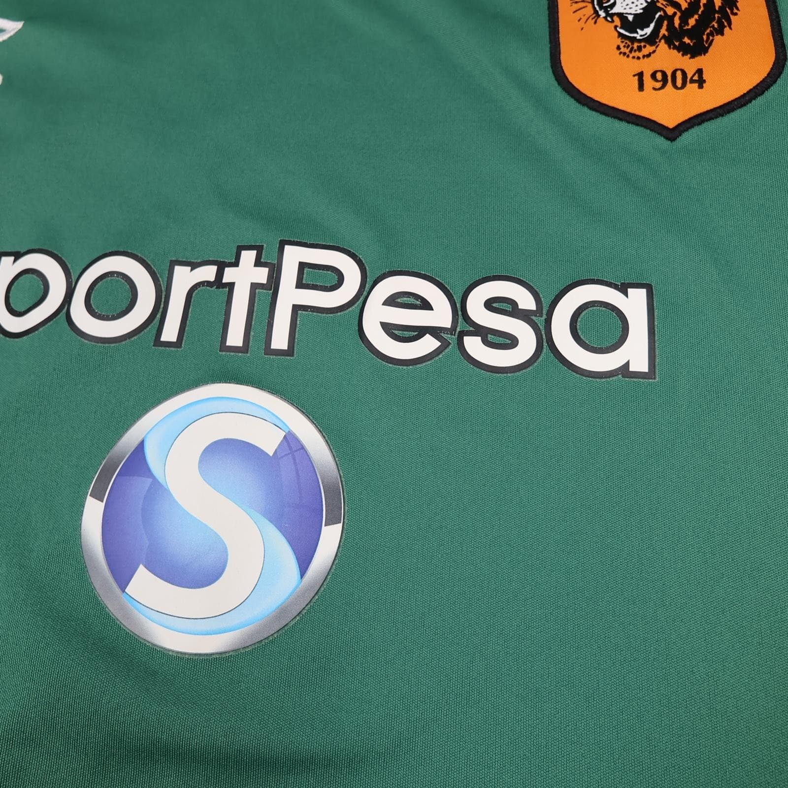 Hull City Goalkeeper Shirt Mens 2XL Green Yellow Umbro Football SportPesa Jersey photo 4