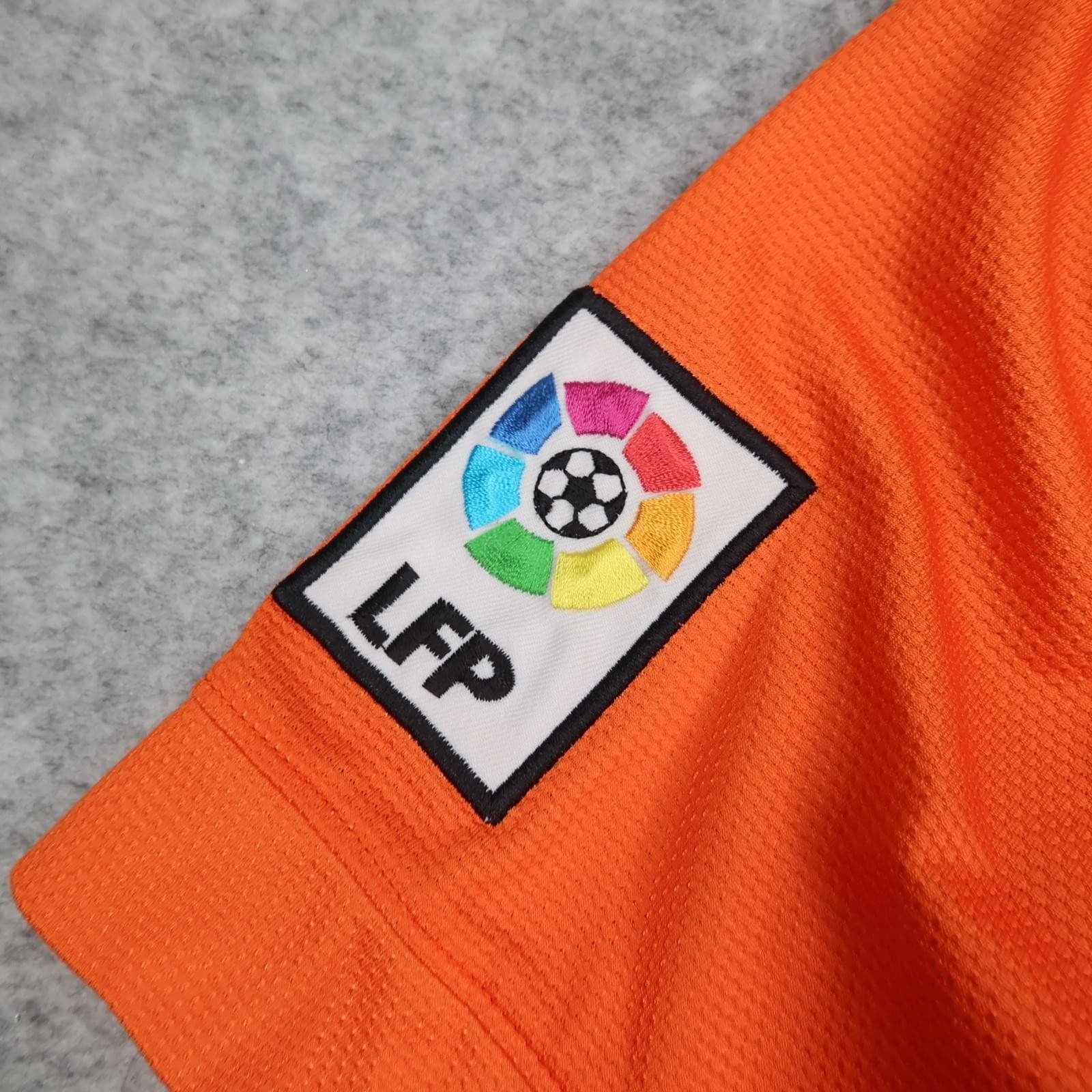 Barcelona Shirt Mens Small Orange Away 2012 2013 Football Nike Qatar Foundation photo 9