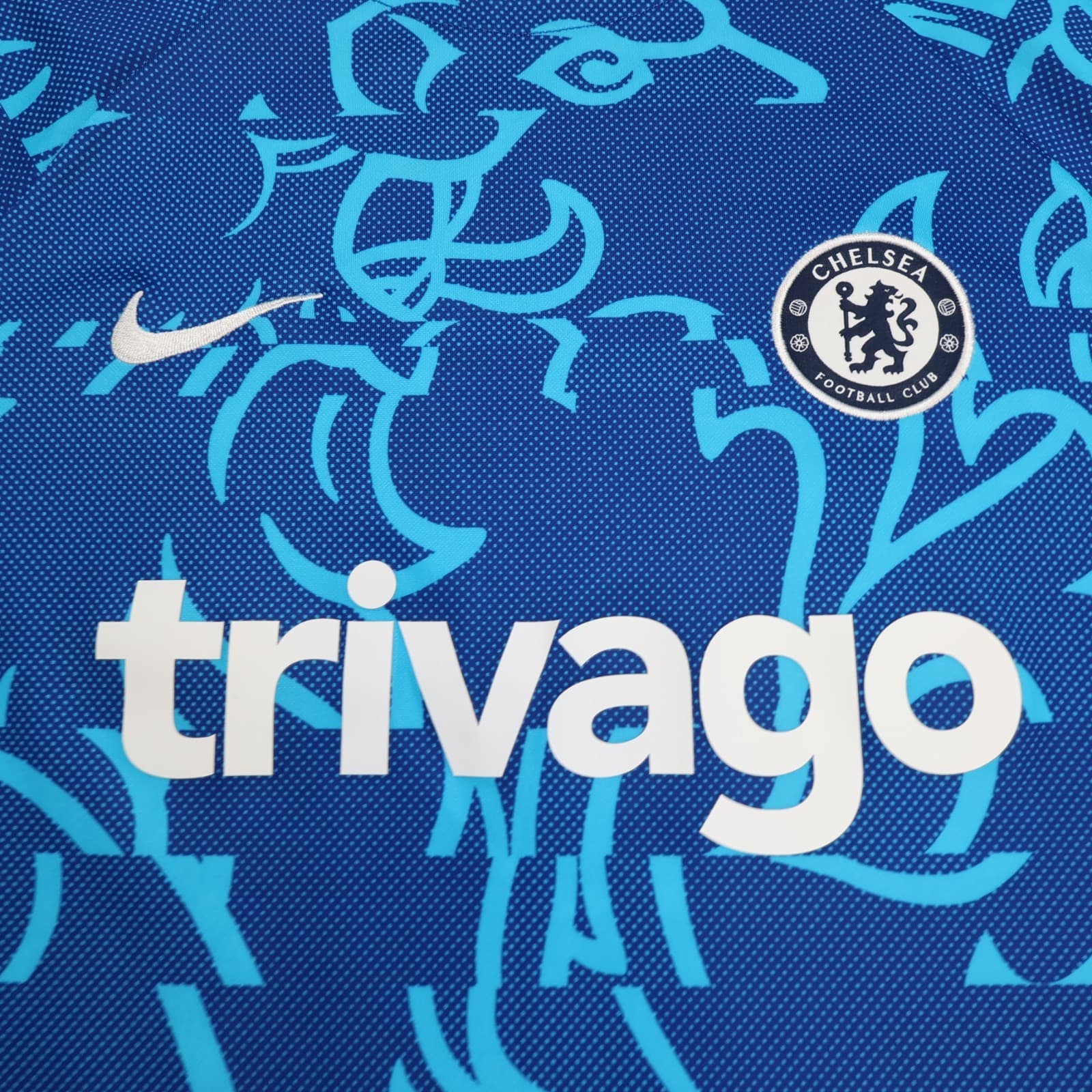 Chelsea Shirt Large Blue Pre Match Kit 2022 2023 Nike Football Soccer Jersey photo 3