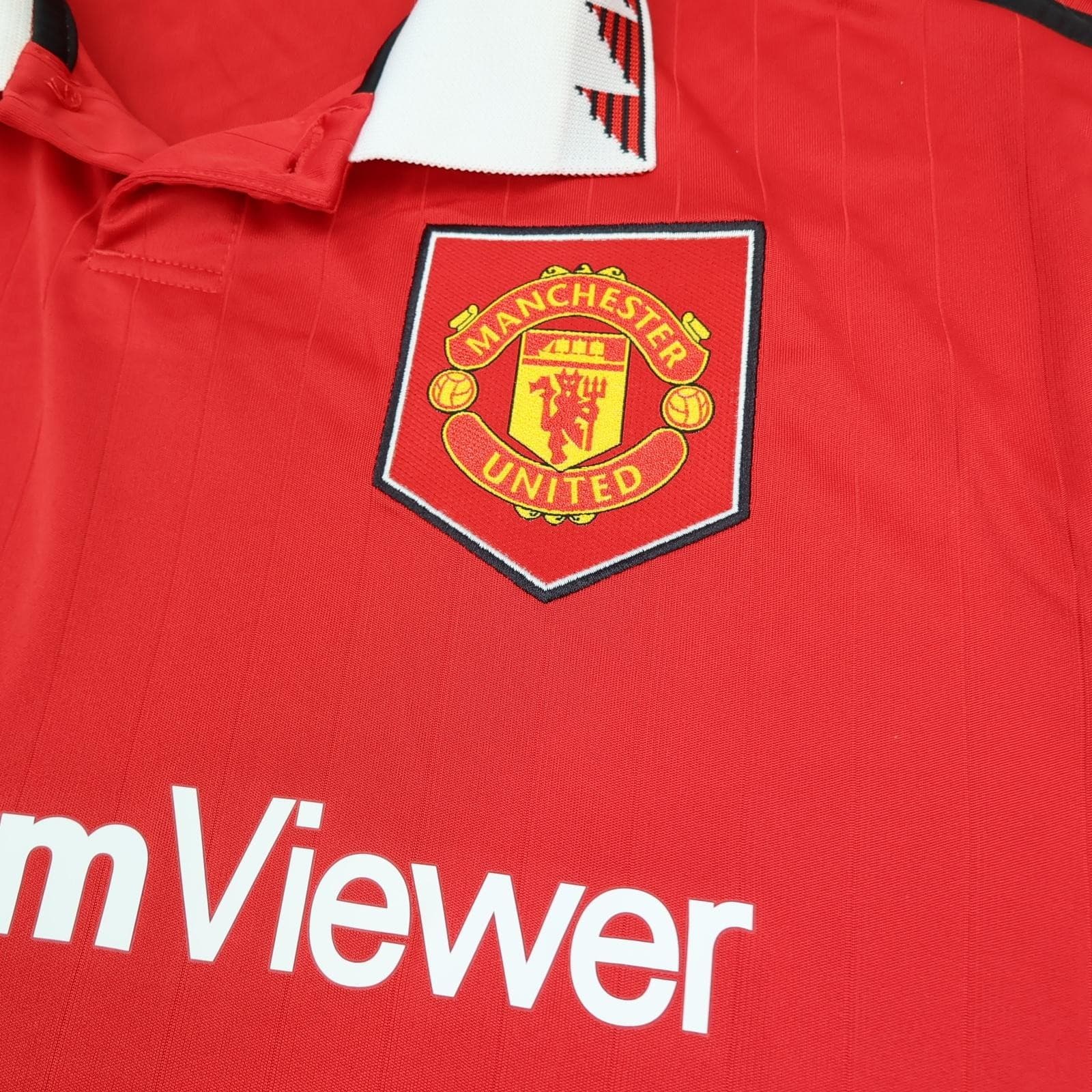 Manchester United Shirt Mens Medium Red Home 2022 2023 Adidas Soccer Jersey photo 5
