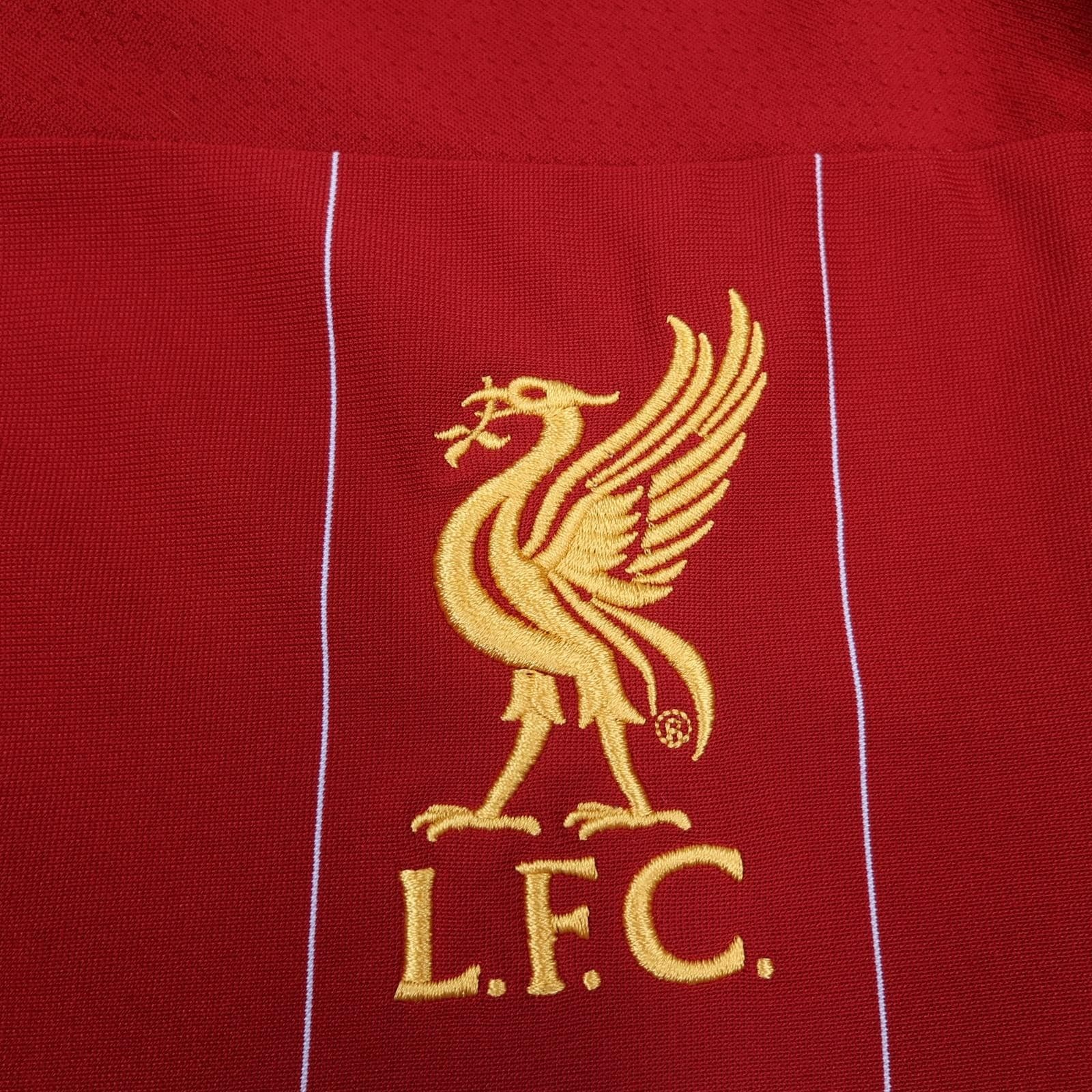 Liverpool Shirt Mens Medium Red Home 2019 2020 EPL Football New Balance Jersey photo 4