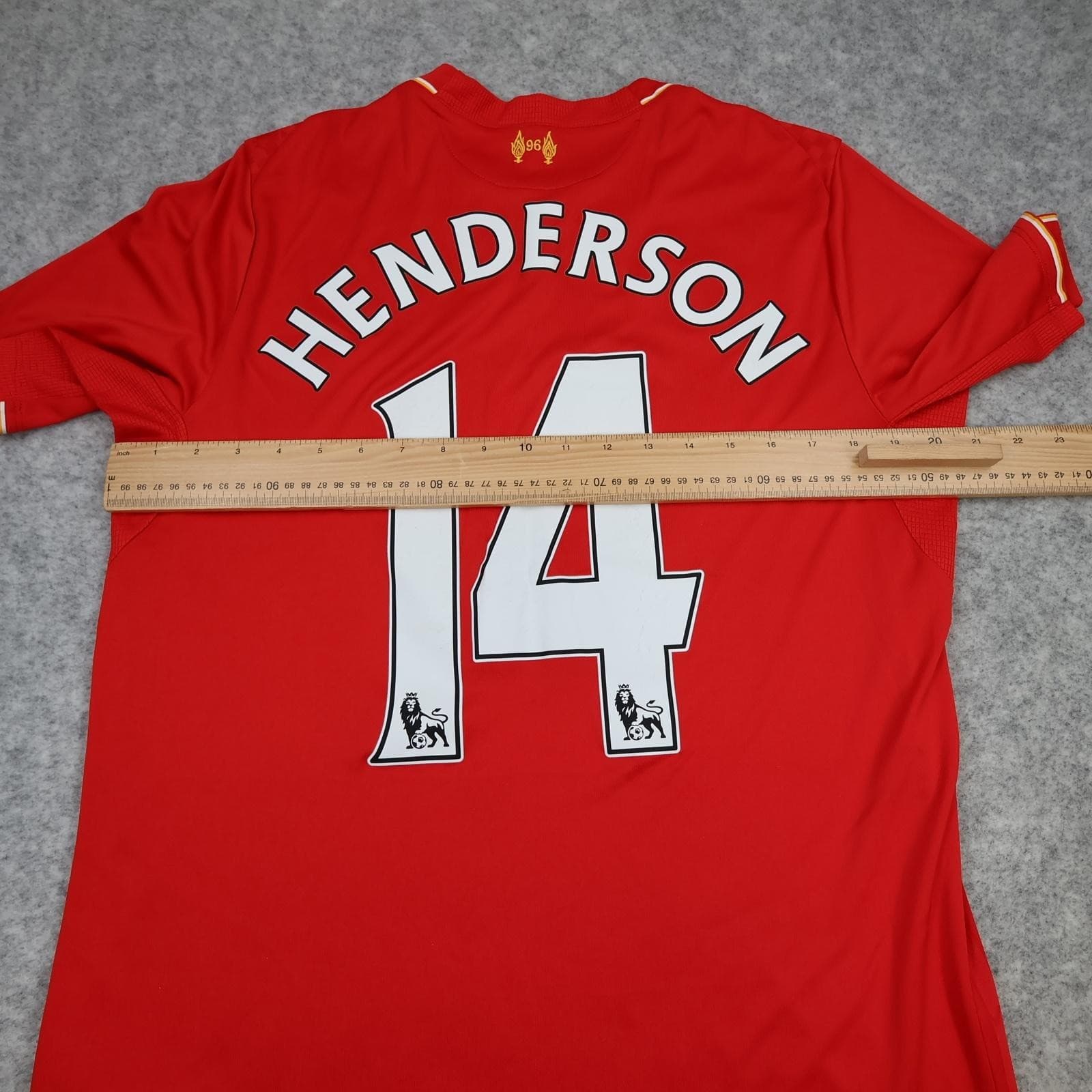 Liverpool Shirt Mens Medium Red Home 2015 2016 New Balance Jersey Henderson 14 photo 12