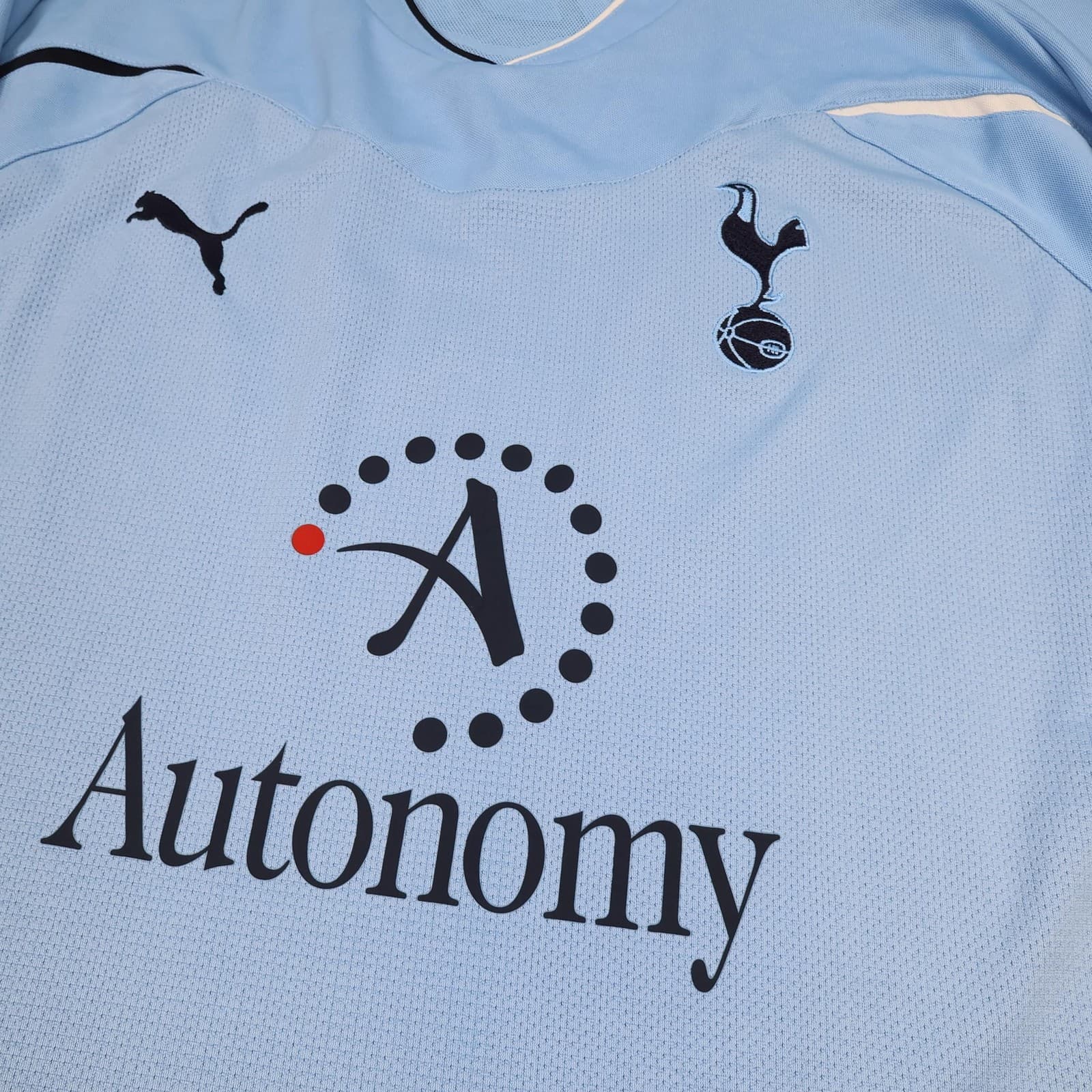 Tottenham Hotspur Shirt Mens XL Blue Away 2010 2011 Puma Modric 14 Soccer Jersey photo 3