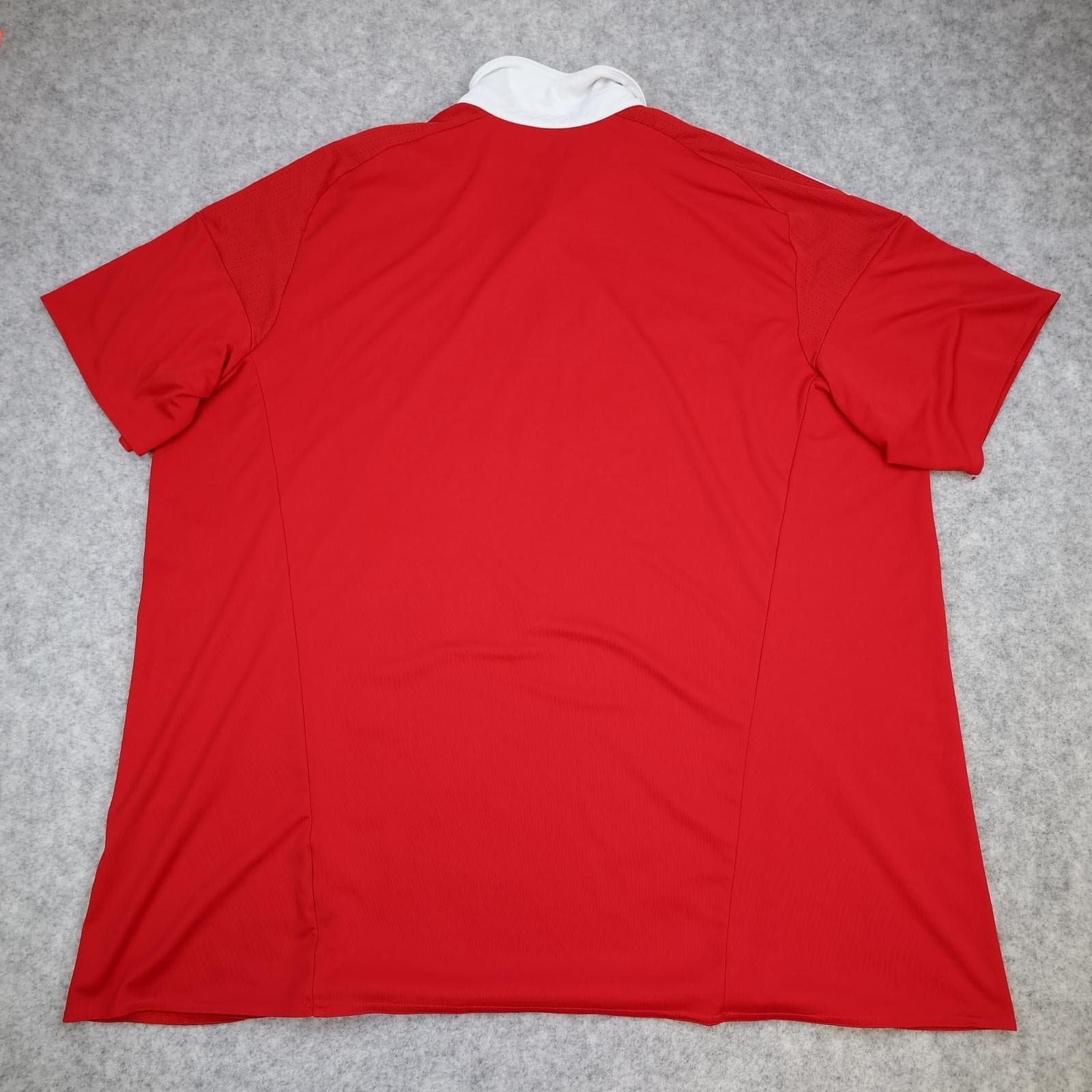 Aberdeen FC Shirt Mens 3XL Red Home SPFL 2016 2017 Adidas Saltire Soccer Jersey photo 2