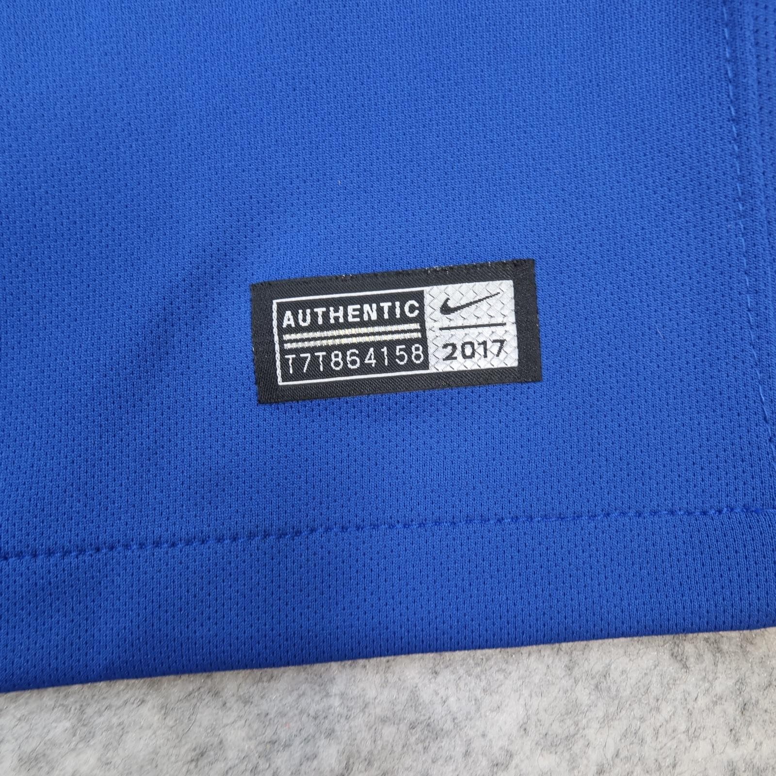 Chelsea Shirt Mens Large Blue Home 2017 2018 Football Nike David Luiz 30 Jersey photo 6