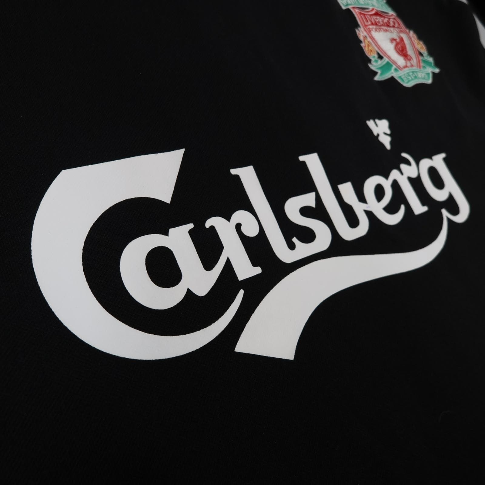 Liverpool Drill Top Mens Large Black Training Adidas Carlsberg 2008 2009 photo 5