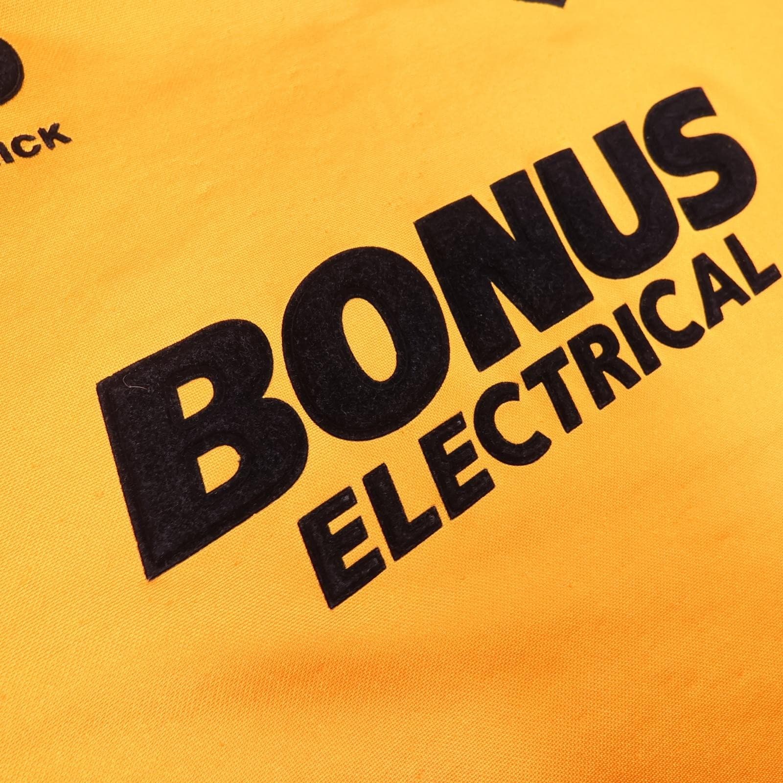 Vintage Hull City Shirt Mens Large Gold Home 2002 2004 Patrick Bonus Electrical photo 7