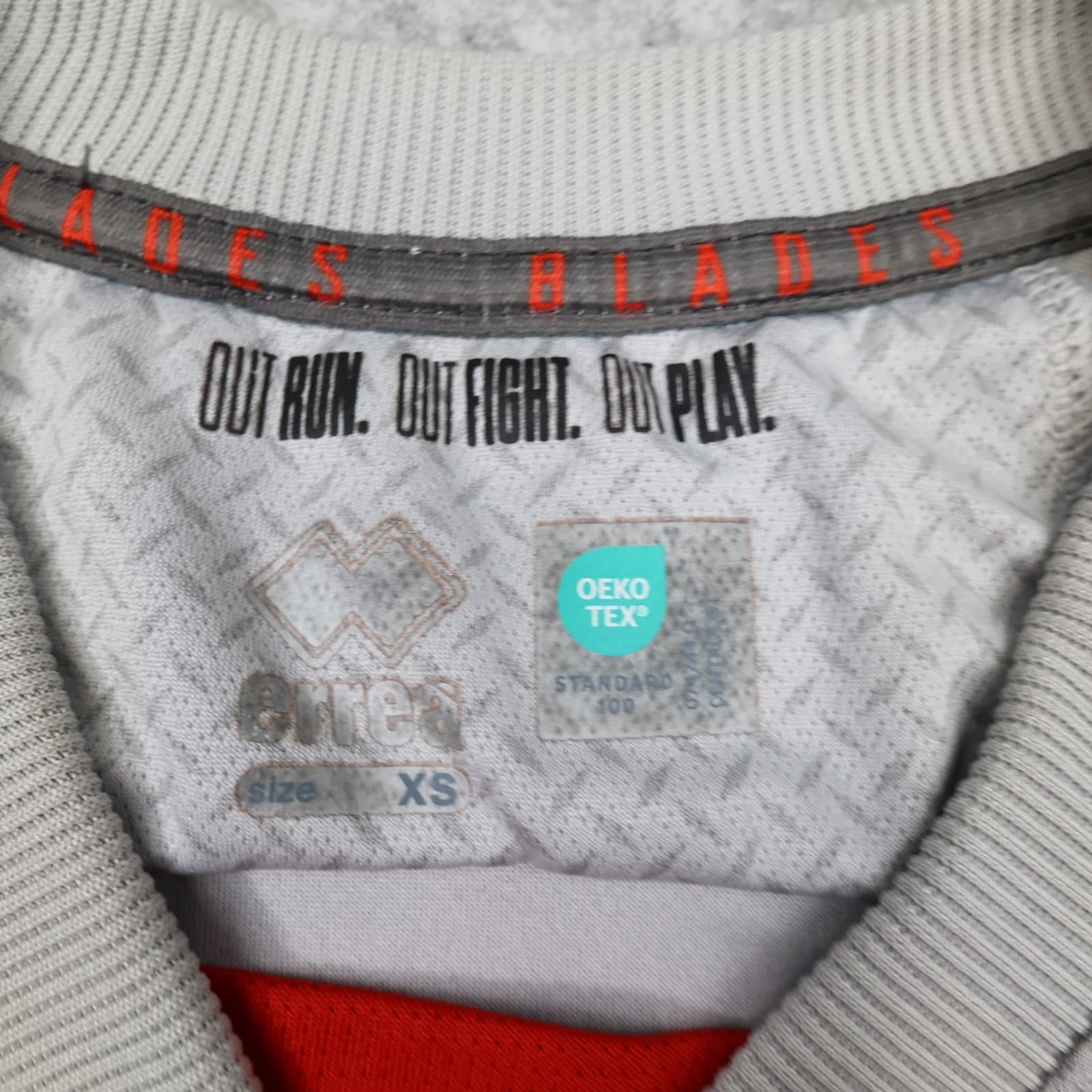 Sheffield United Shirt Extra Small Grey Third Kit 2023 2024 Errea Soccer Jersey photo 6