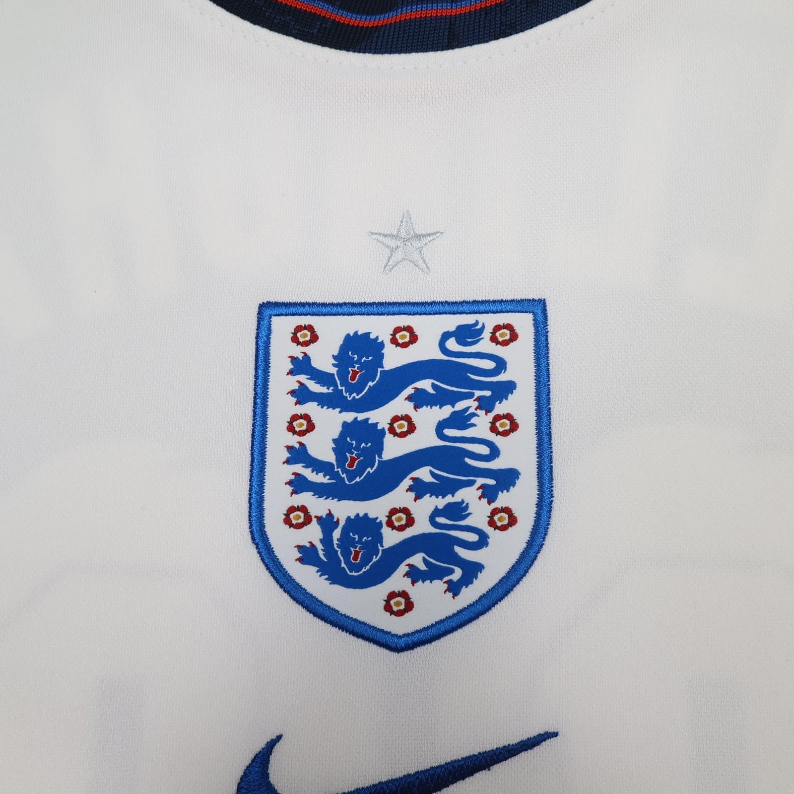 England Home Shirt Mens Large White Euro 2020 2021 Final Nike Bellingham 26 photo 7