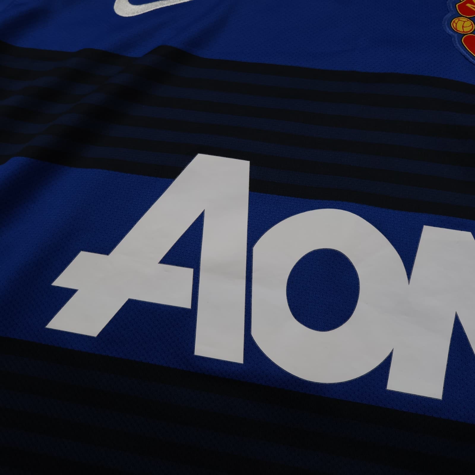 Manchester United Shirt Medium Blue Away Kit 2011 2012 Football Jersey Scholes photo 4
