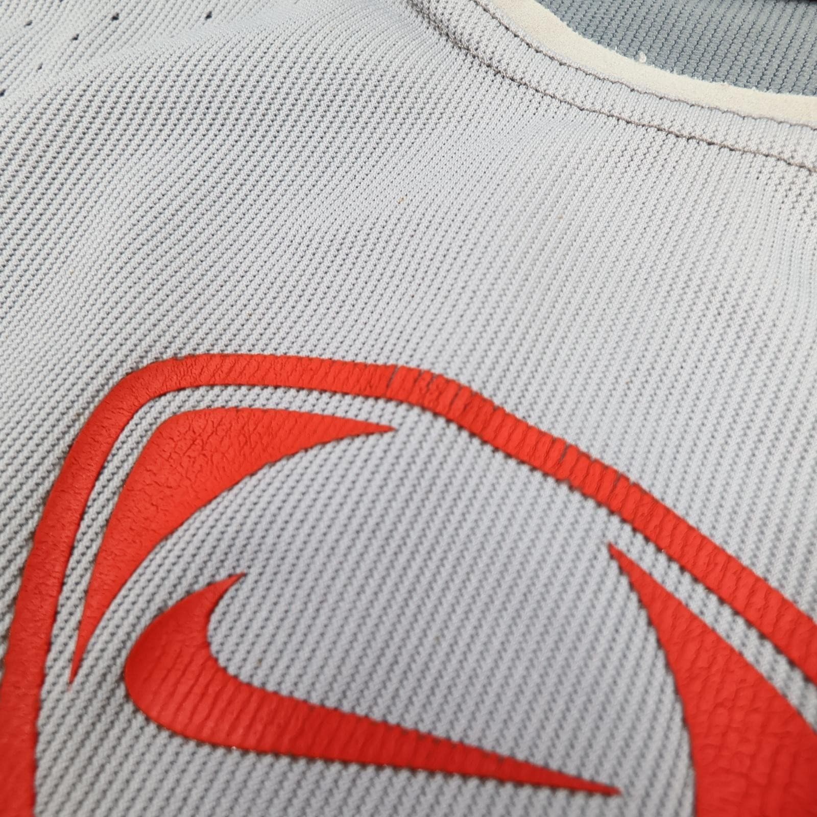 Vintage Arsenal Training Shirt Mens Medium Grey 2000 2002 Nike Soccer Jersey photo 5