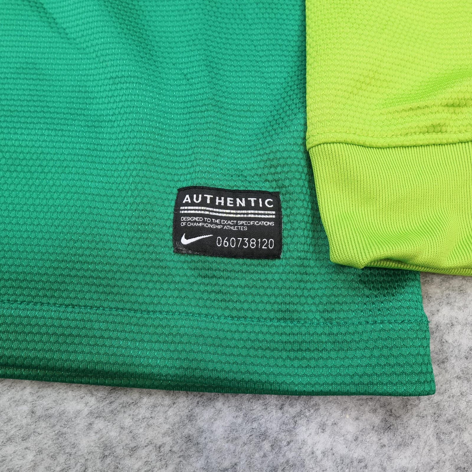 Arsenal Goalkeeper Shirt Mens Medium Green 2012 2013 Soccer Jersey Nike Football photo 9
