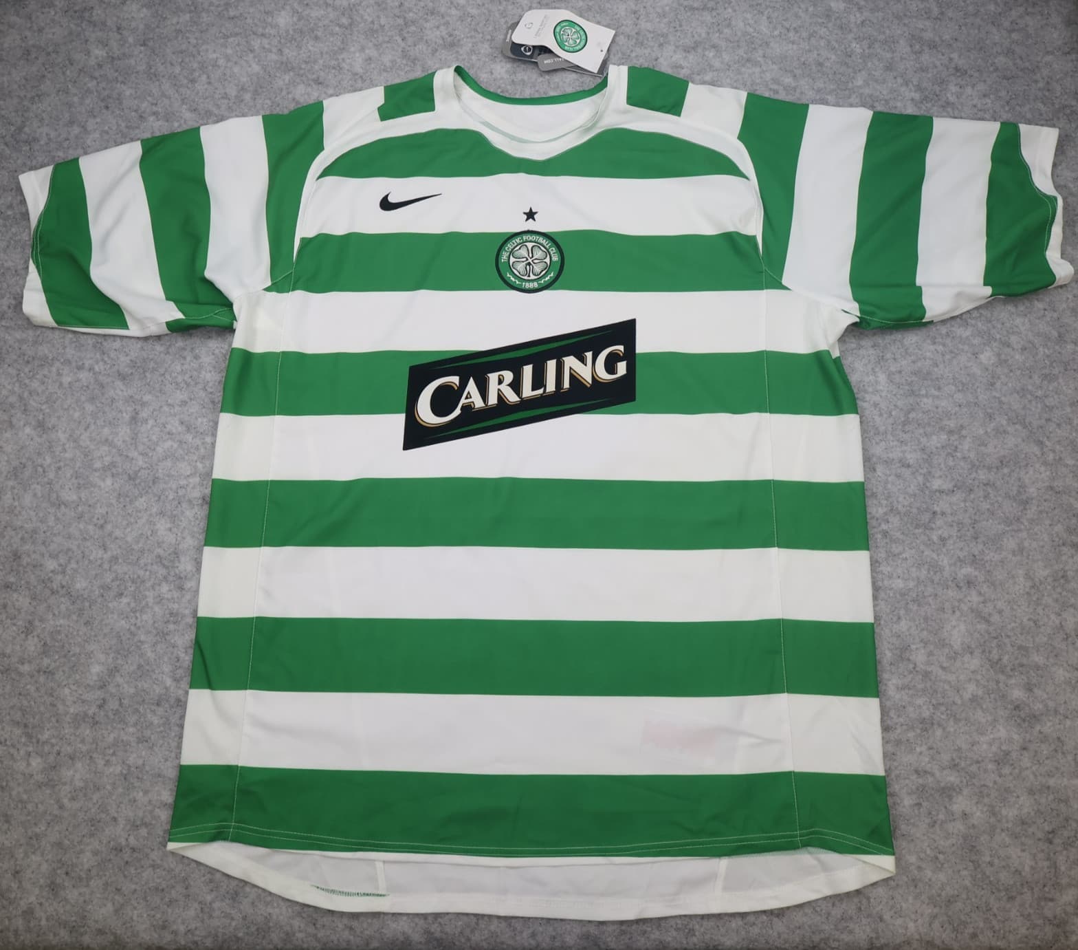 Celtic Football Shirt Extra Large Home Kit 2005 2007 Nike Soccer Jersey Hoops