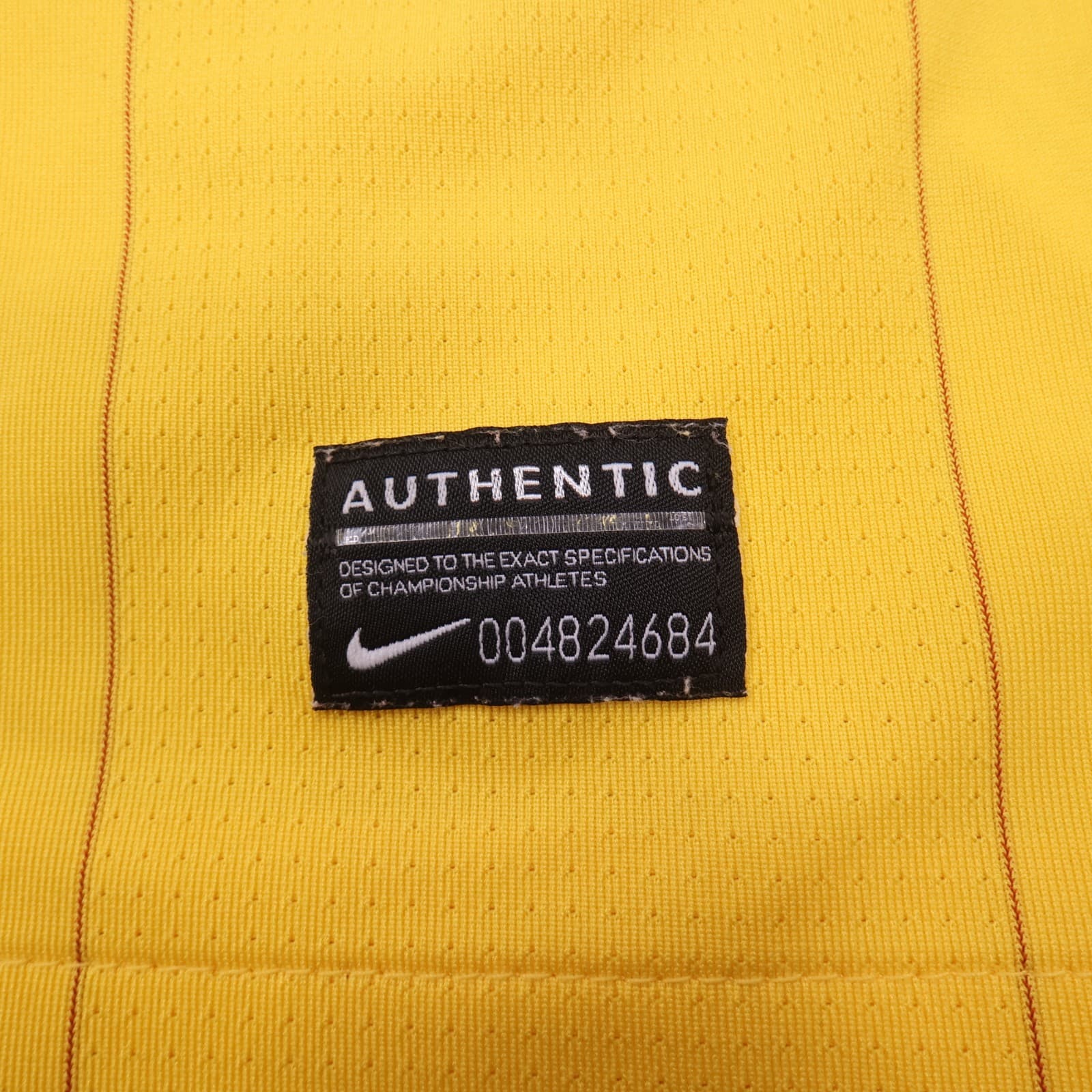 Arsenal Shirt Medium Yellow Away Kit 2010 2013 Nike Soccer Jersey photo 4