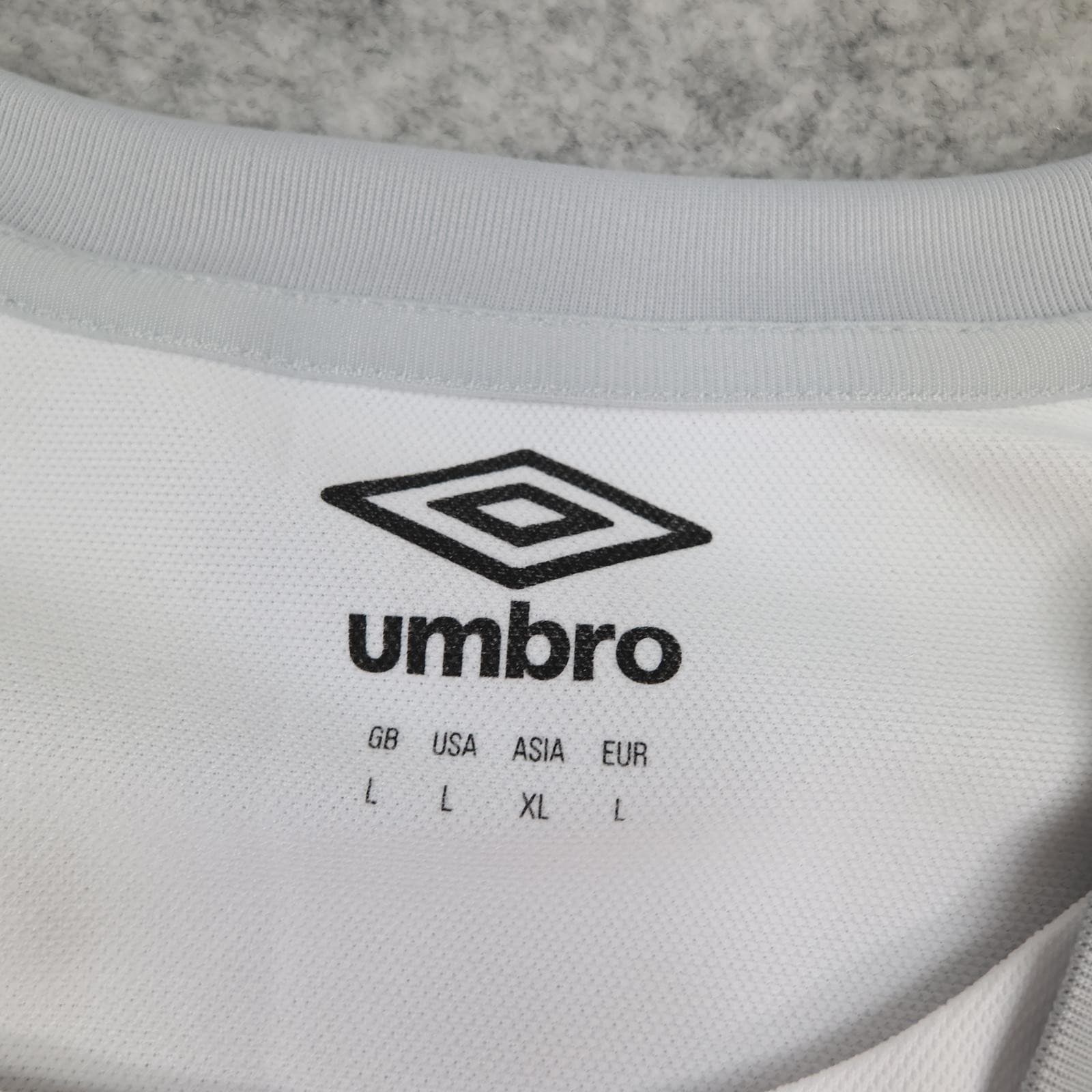 Hearts Shirt Mens Large White Away Long Sleeve Umbro 2018 2019 Soccer Jersey photo 7