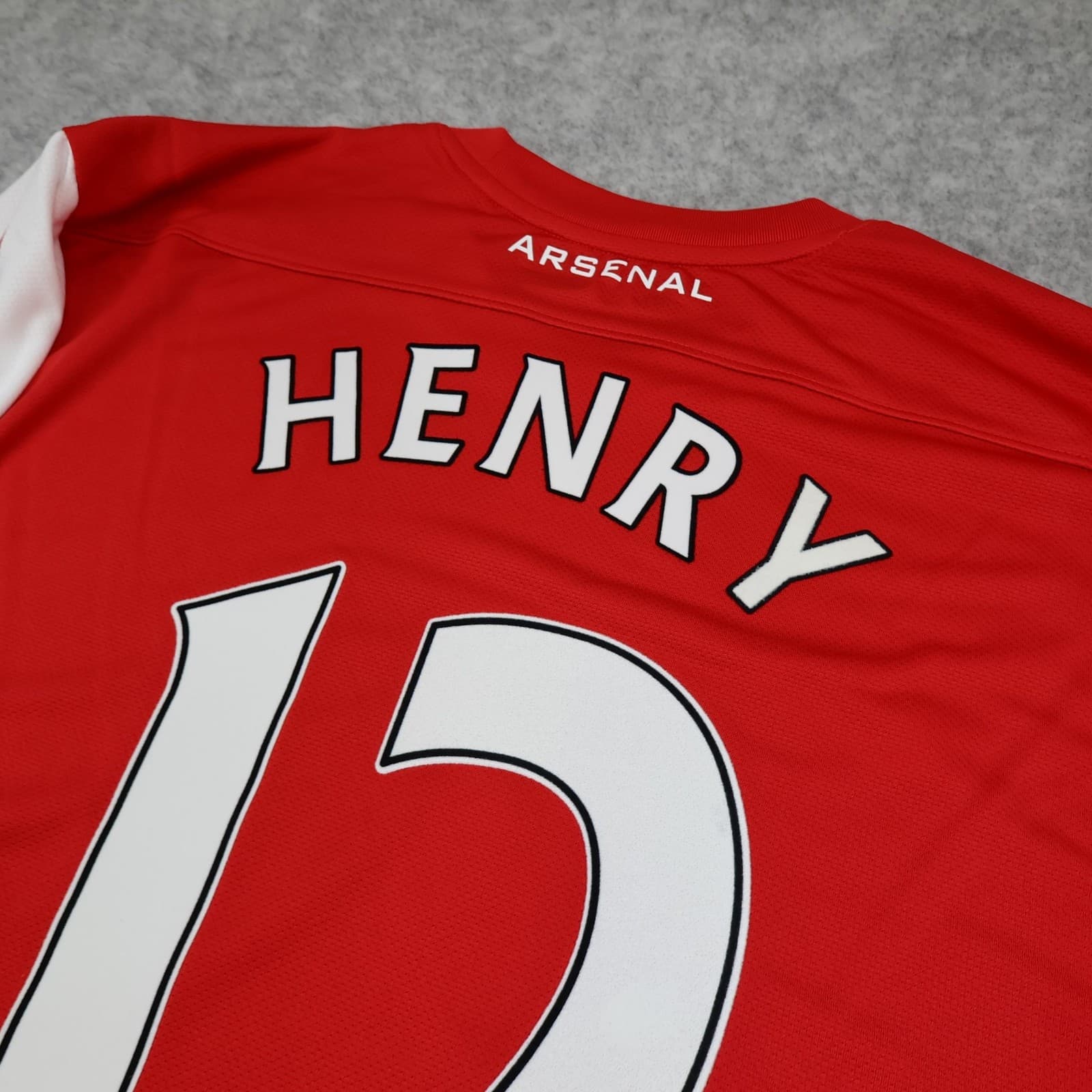 Arsenal Shirt Mens Large Red Home 2011 2012 Football Nike Henry 12 Soccer Jersey photo 10