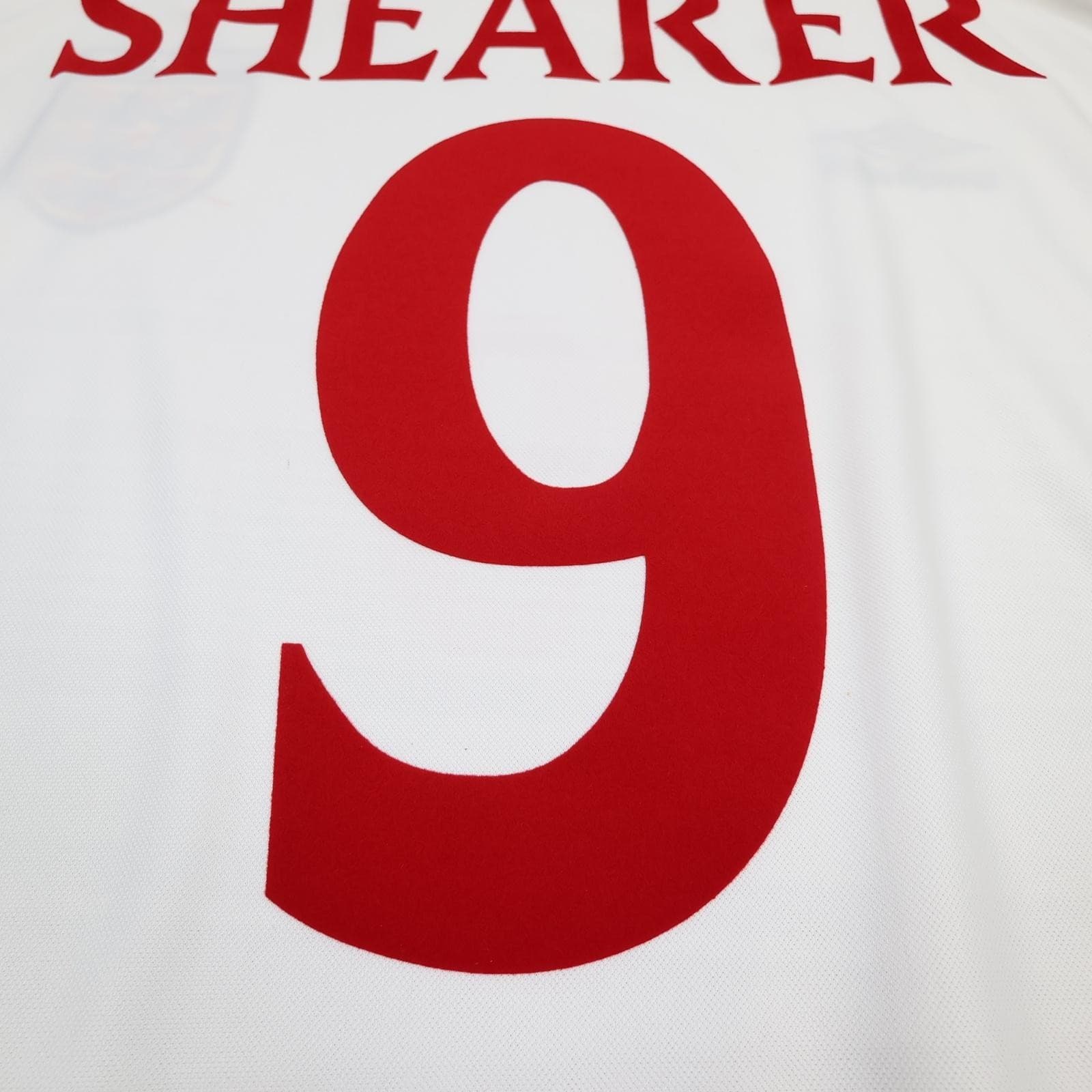Vintage England Home Shirt Mens 2XL White 1999 2001 Football Umbro Shearer 9 photo 4