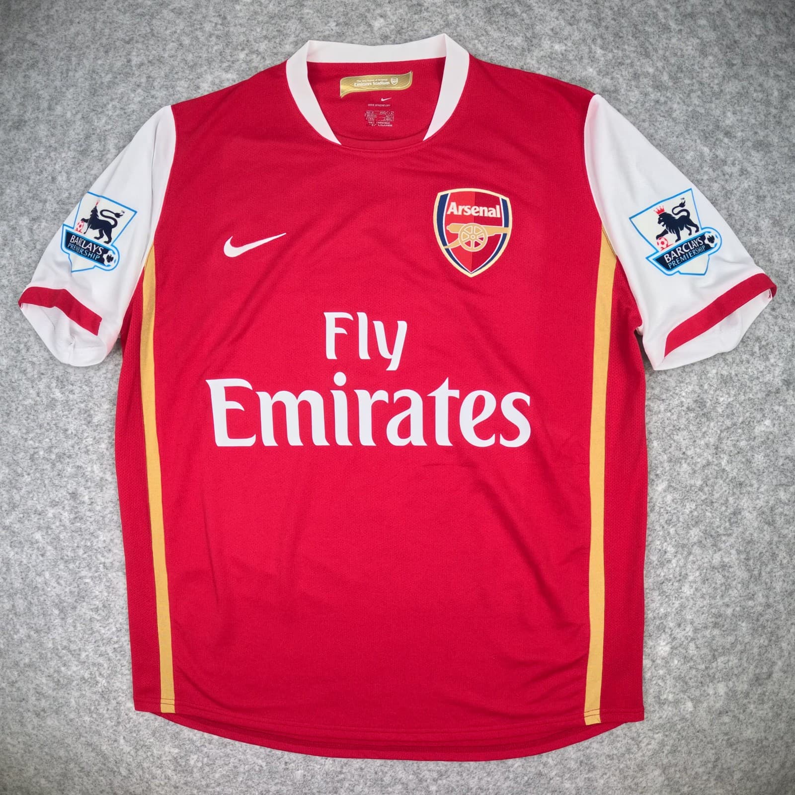 Arsenal Football Shirt Medium Red Home 2006 2008 Nike FABREGAS 4 Nike Jersey photo 2