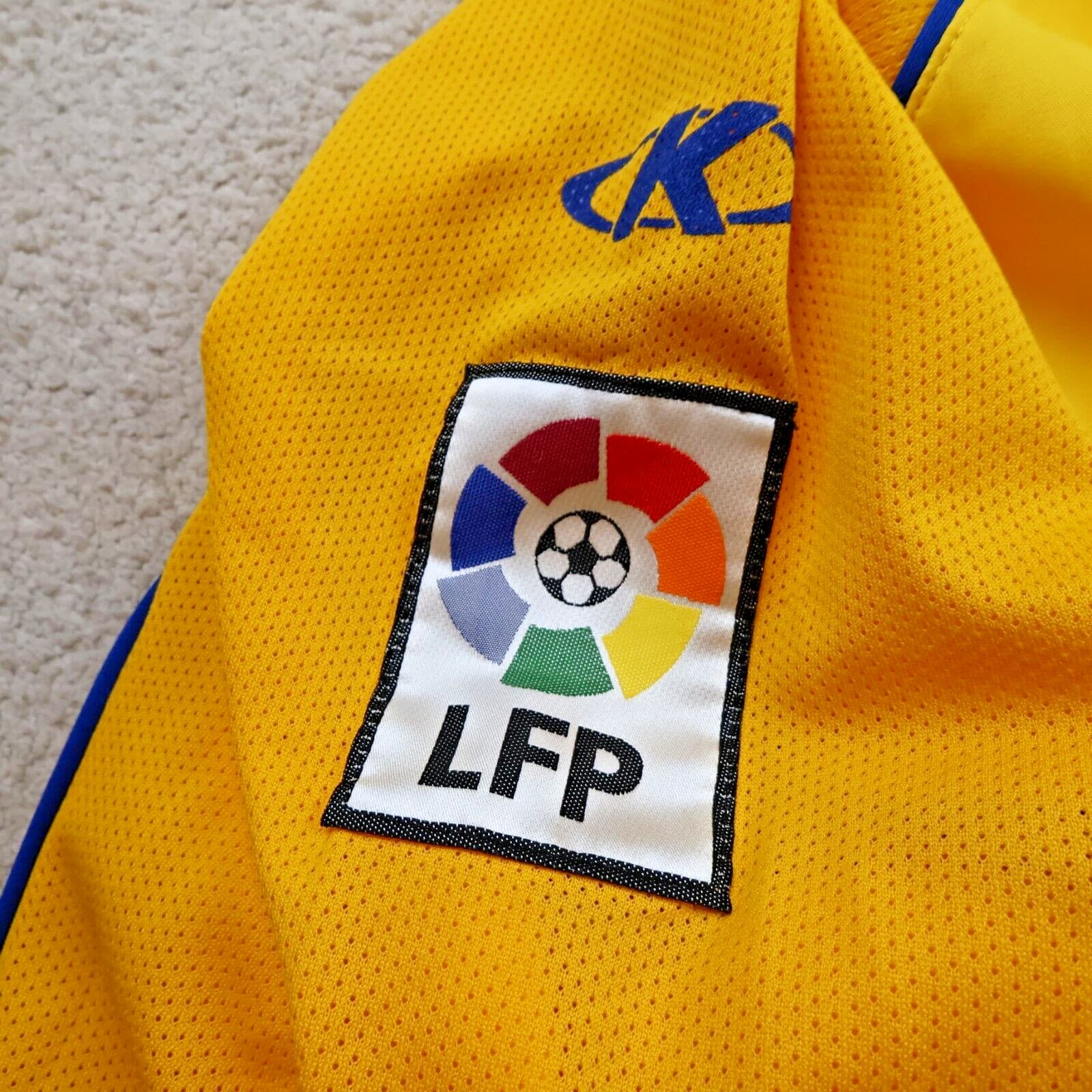 Villarreal Football Shirt 2XL Yellow Home Kit 2003 2004 Kelme Soccer Jersey XXL photo 8