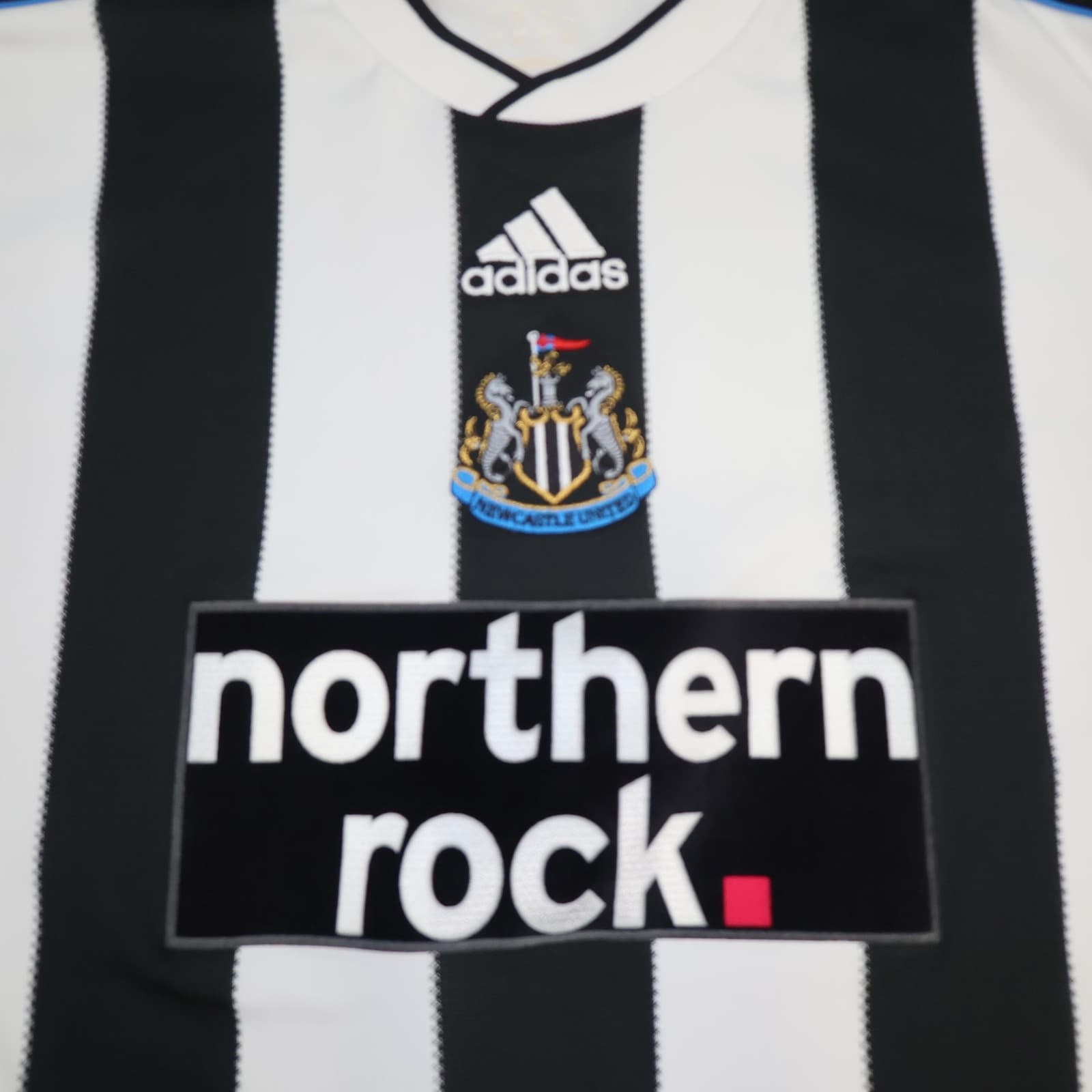 Newcastle United Shirt Mens 3XL Black Home 2009 2010 Football Adidas Jersey photo 3