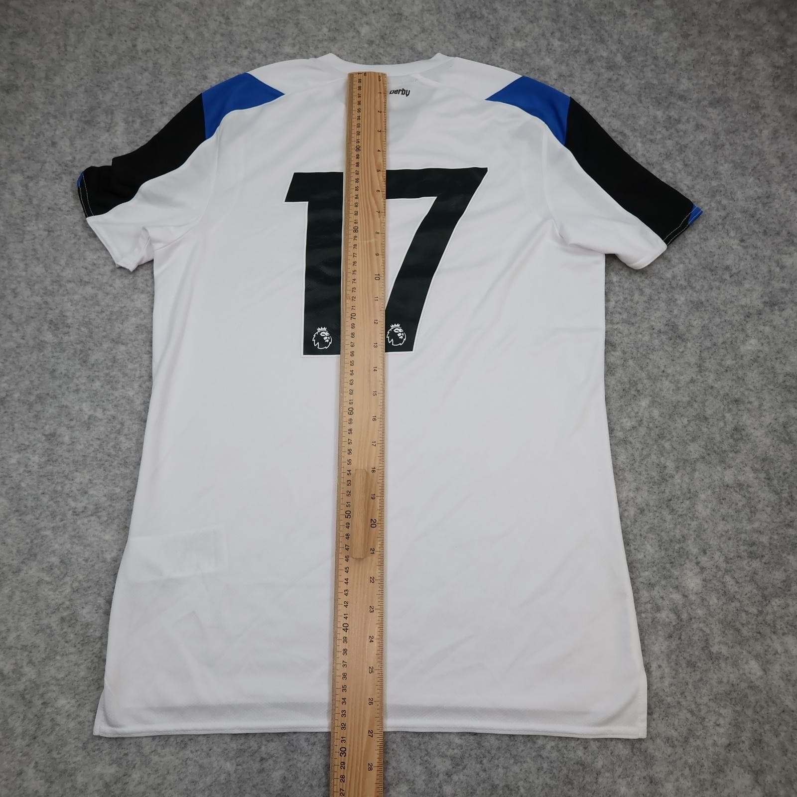Derby County Shirt Mens Medium White Home 2018 2019 EPL Football Umbro 17 photo 10