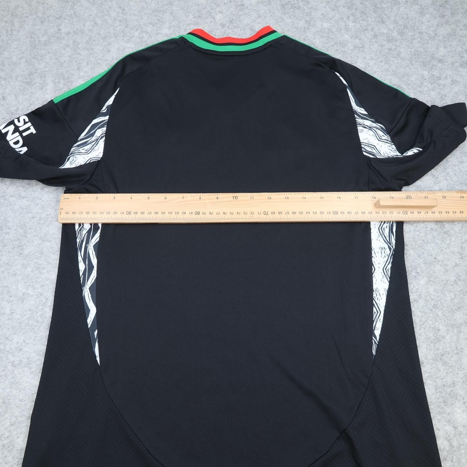 Arsenal Shirt Mens Medium Black Away 2024 2025 Adidas Emirates Soccer Jersey photo 8