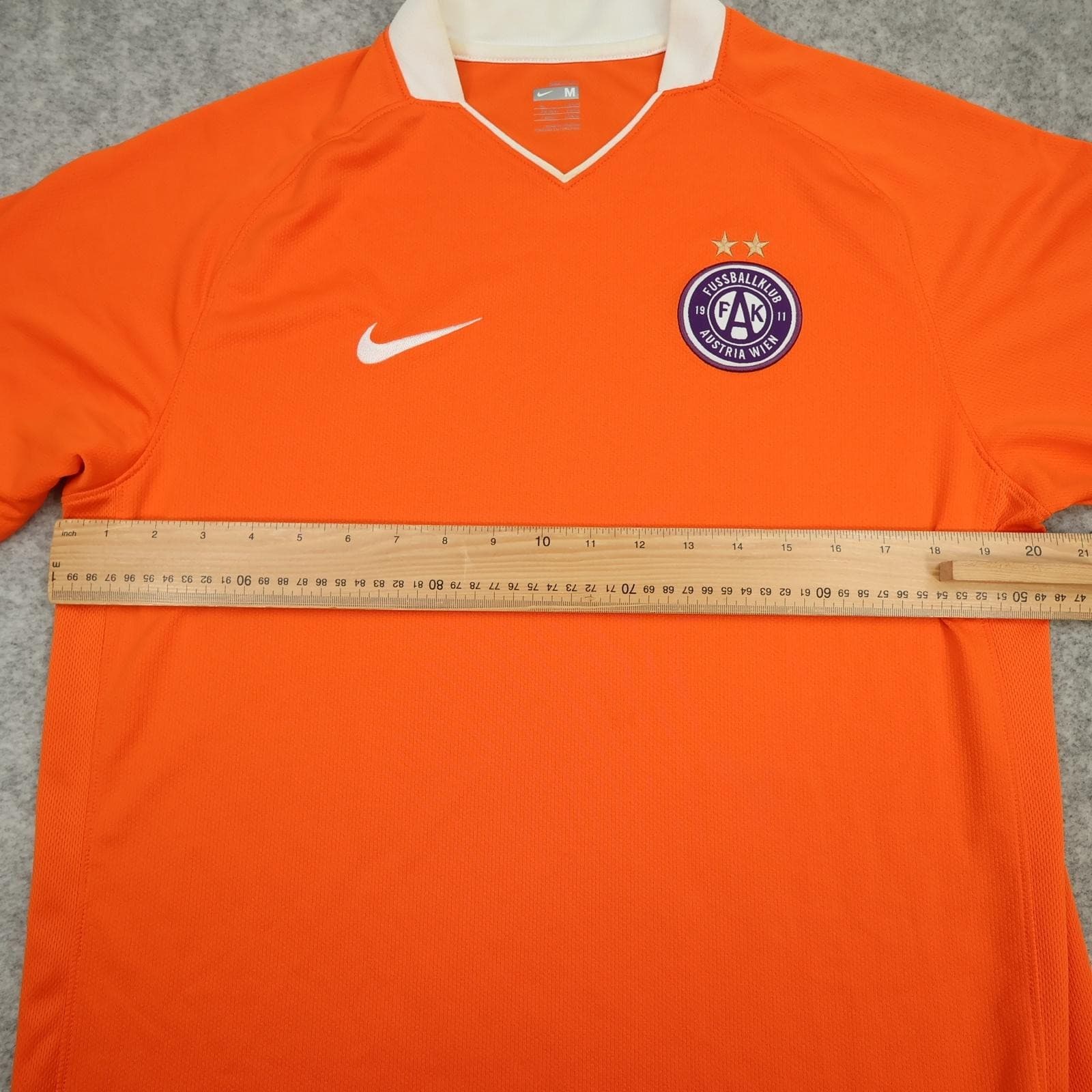 Austria Wien Shirt Mens Medium Orange 2008 2009 Football Soccer Jersey photo 10
